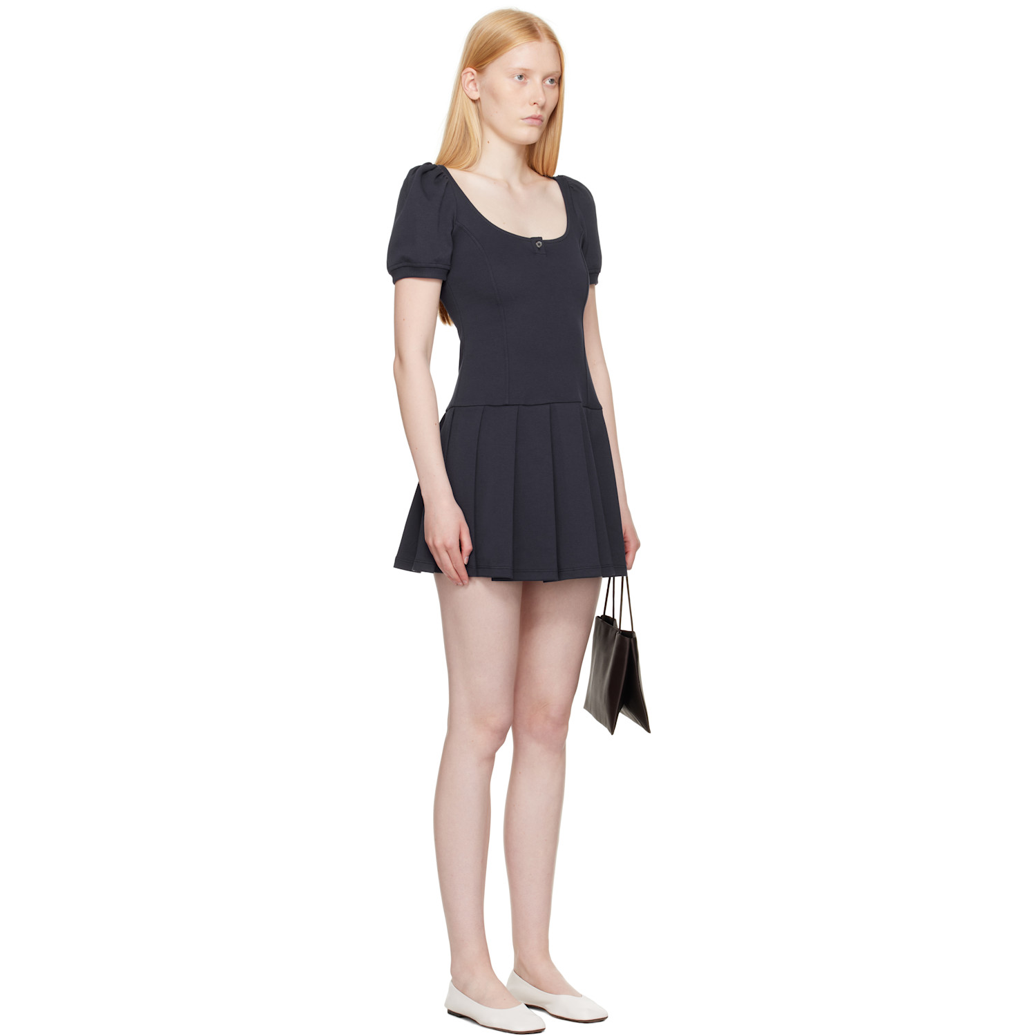  Sandy Liang Navy Camden Minidress 