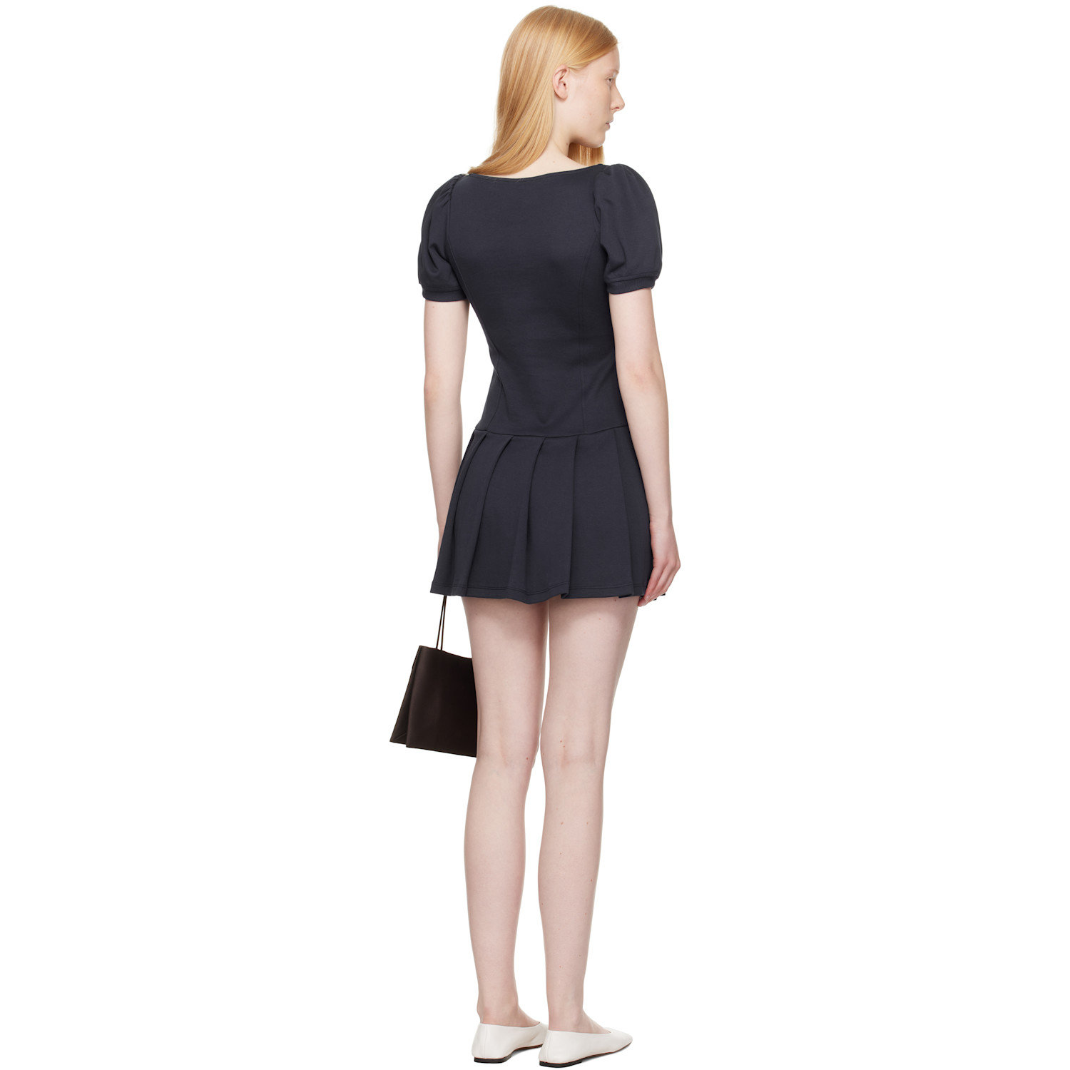 Sandy Liang Navy Camden Minidress 