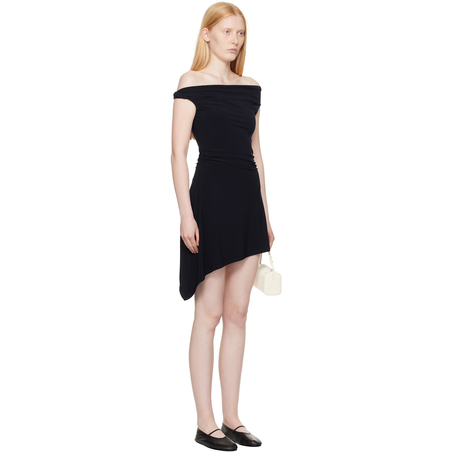  Sandy Liang Navy Riverton Minidress 