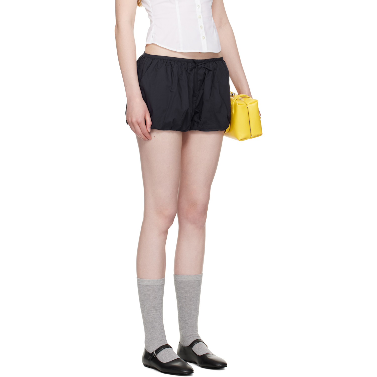 Sandy Liang Navy Kayo Shorts 