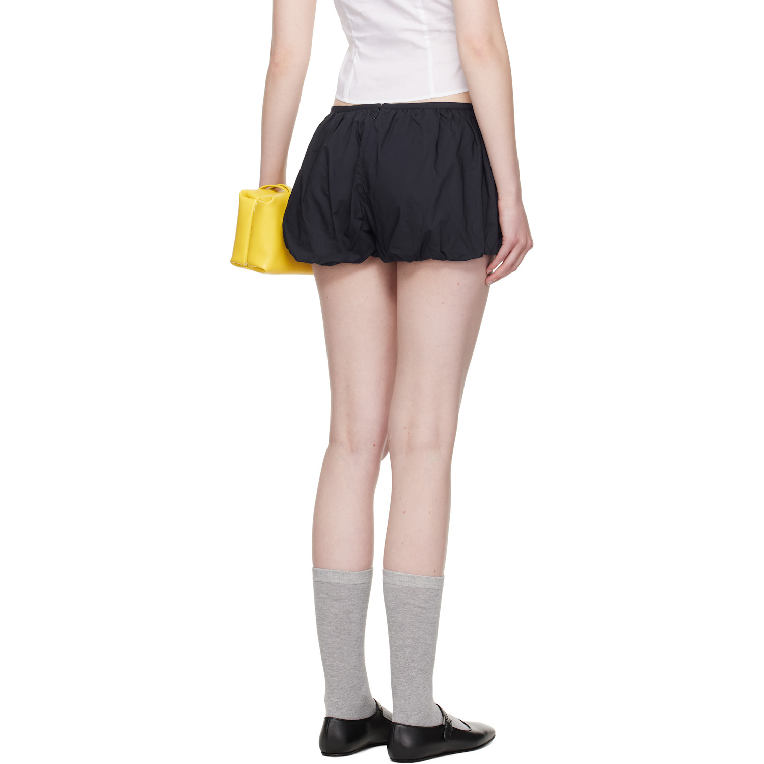  Sandy Liang Navy Kayo Shorts 