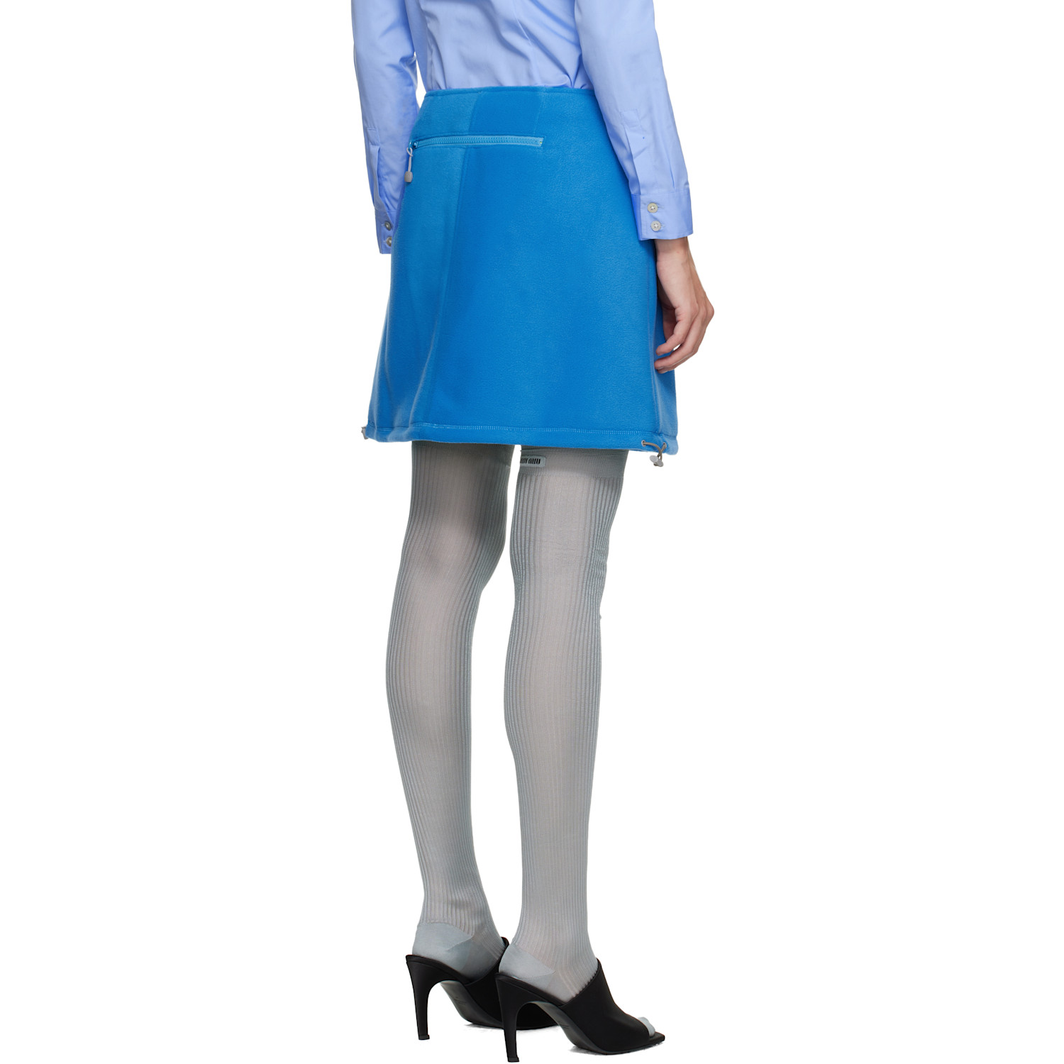  Sandy Liang Blue Polar Miniskirt 