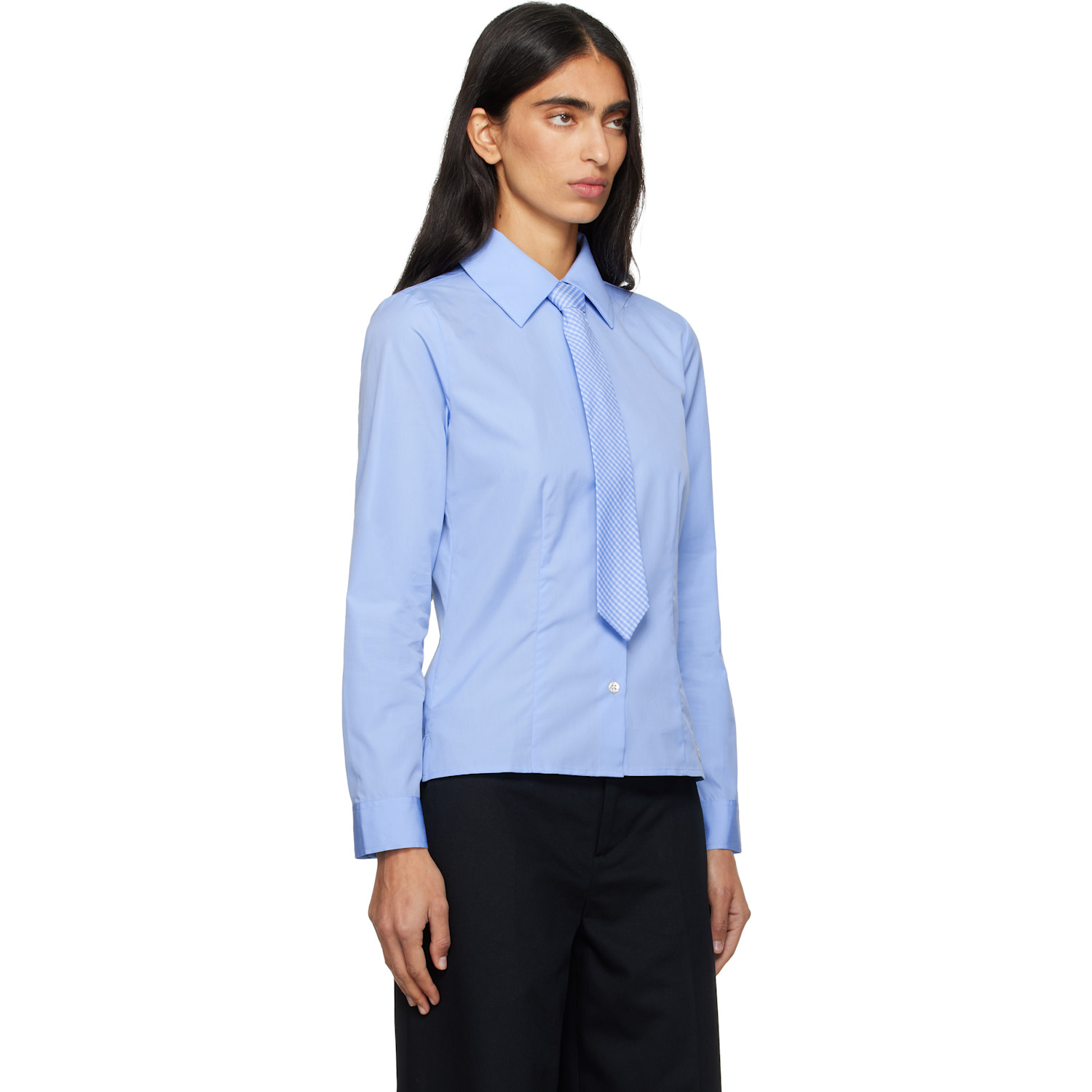  Sandy Liang Blue Levi Shirt 
