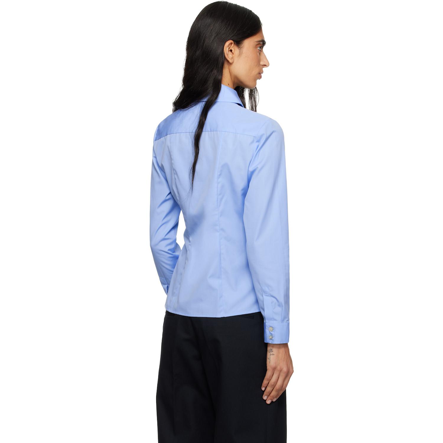  Sandy Liang Blue Levi Shirt 