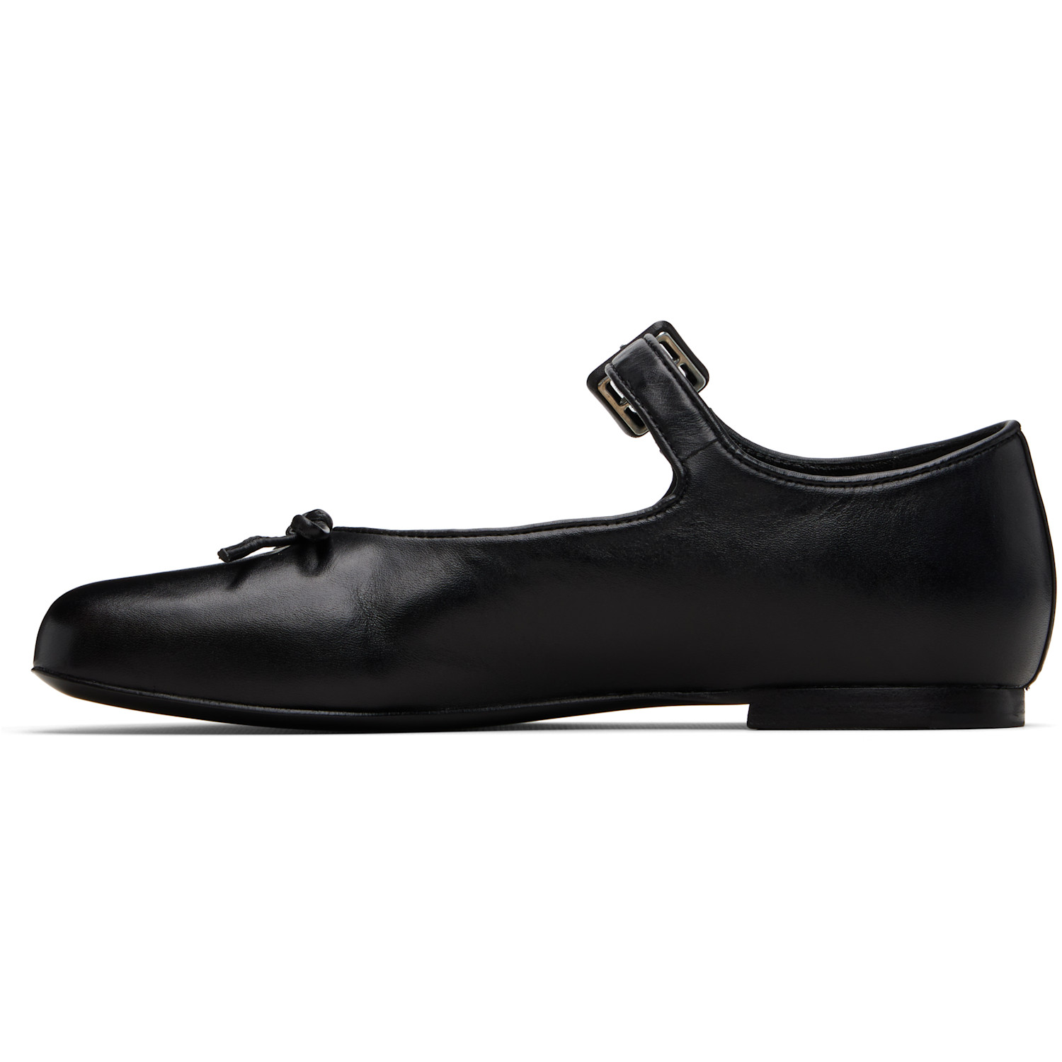  Sandy Liang Black Paw Mary Jane Ballerina Flats 