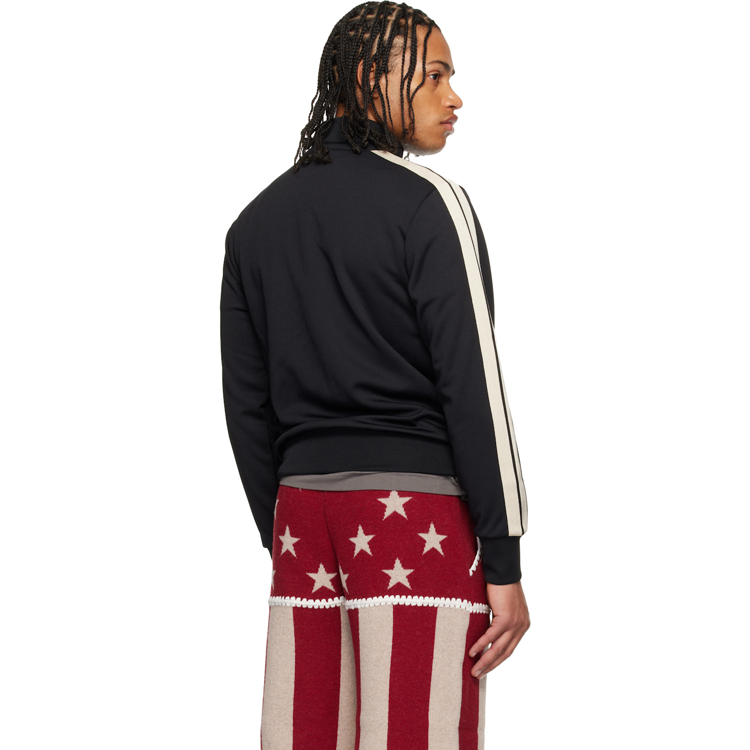  Palm Angels Black Classic Logo Track Jacket 