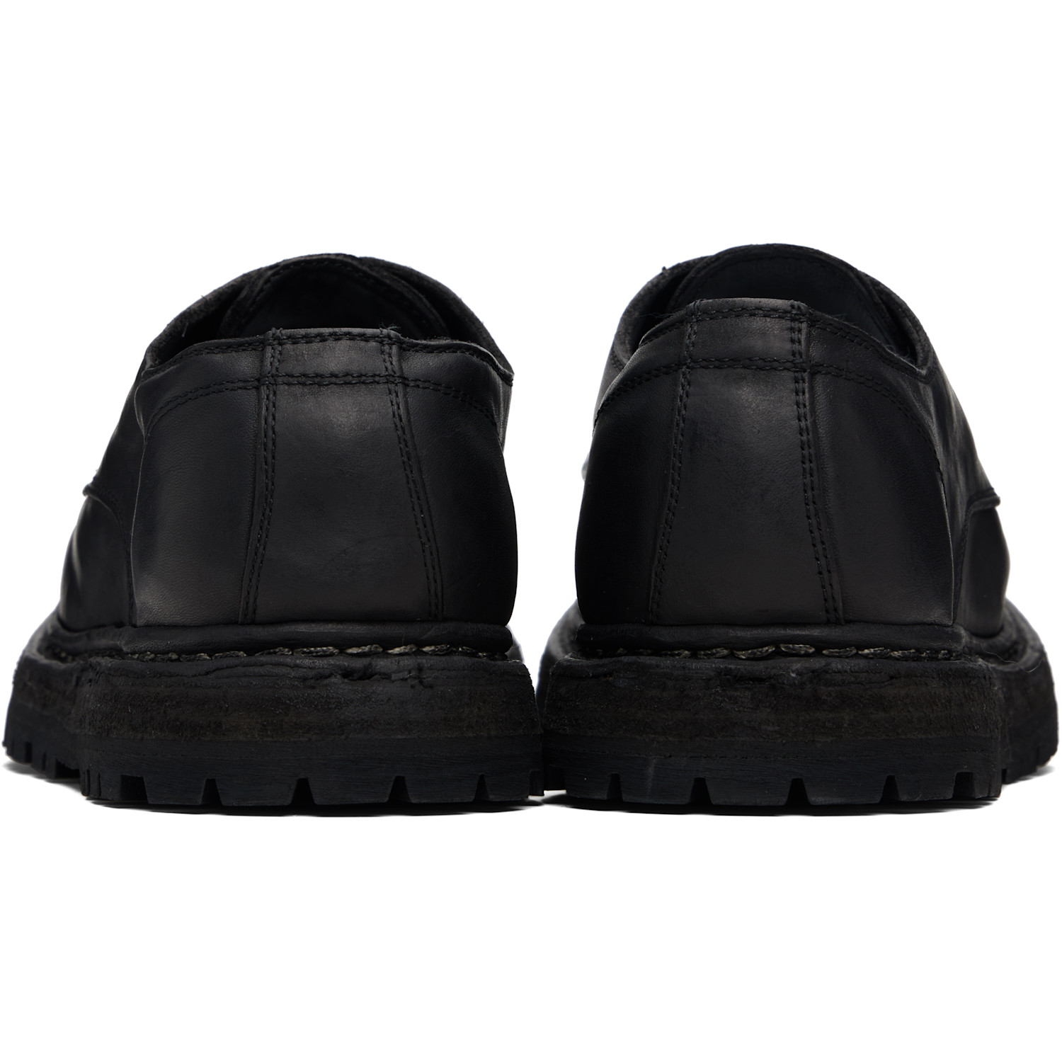 Guidi Black Soft Horse Leather 9920 Loafers 