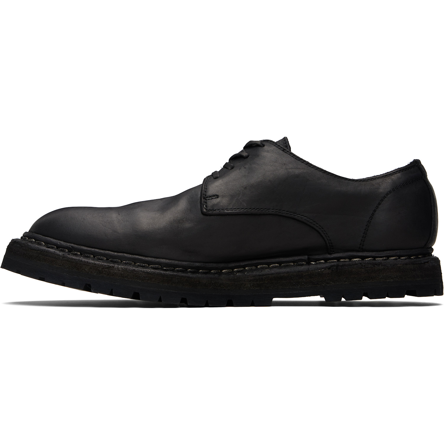  Guidi Black Soft Horse Leather 9920 Loafers 