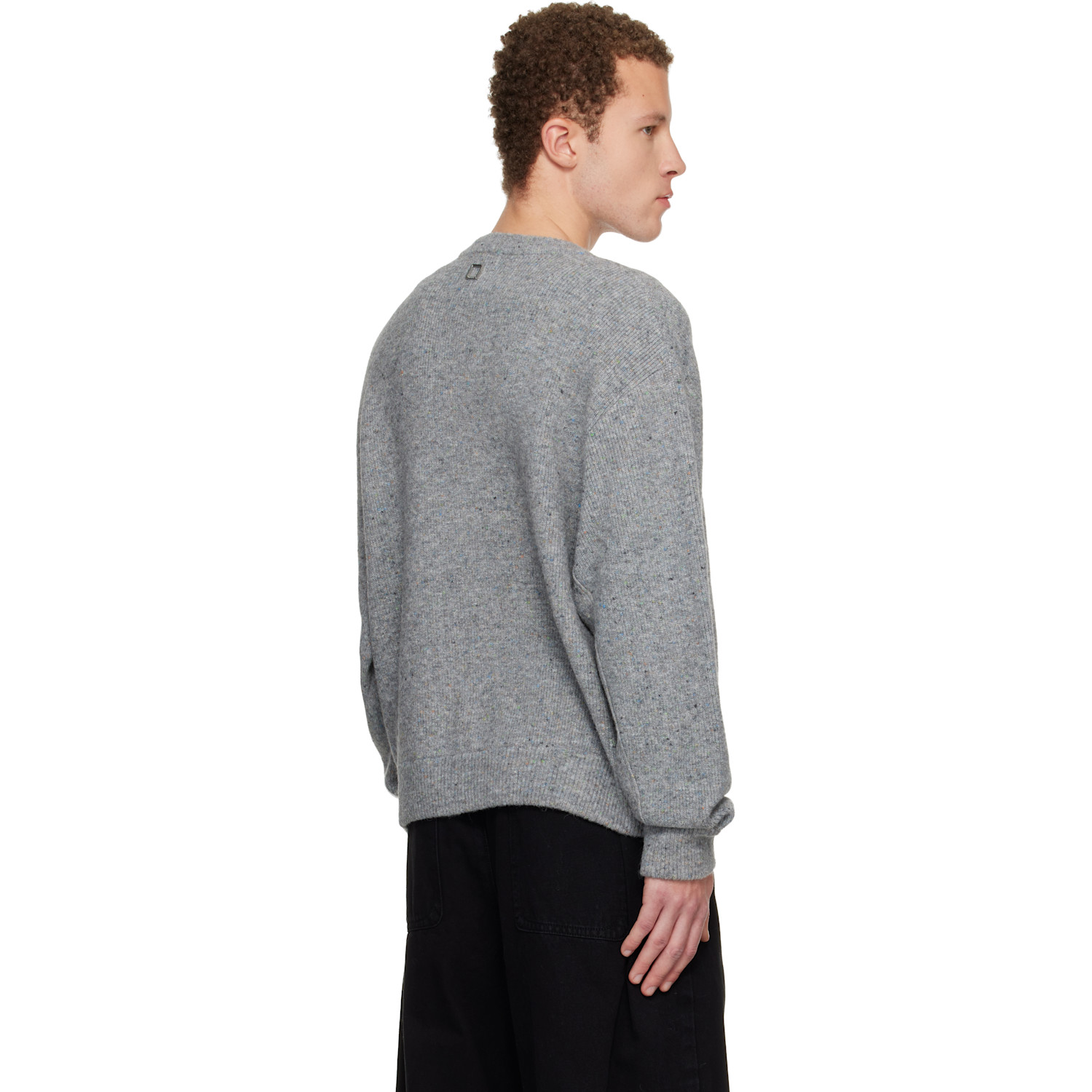  Wooyoungmi Gray Crewneck Cardigan 