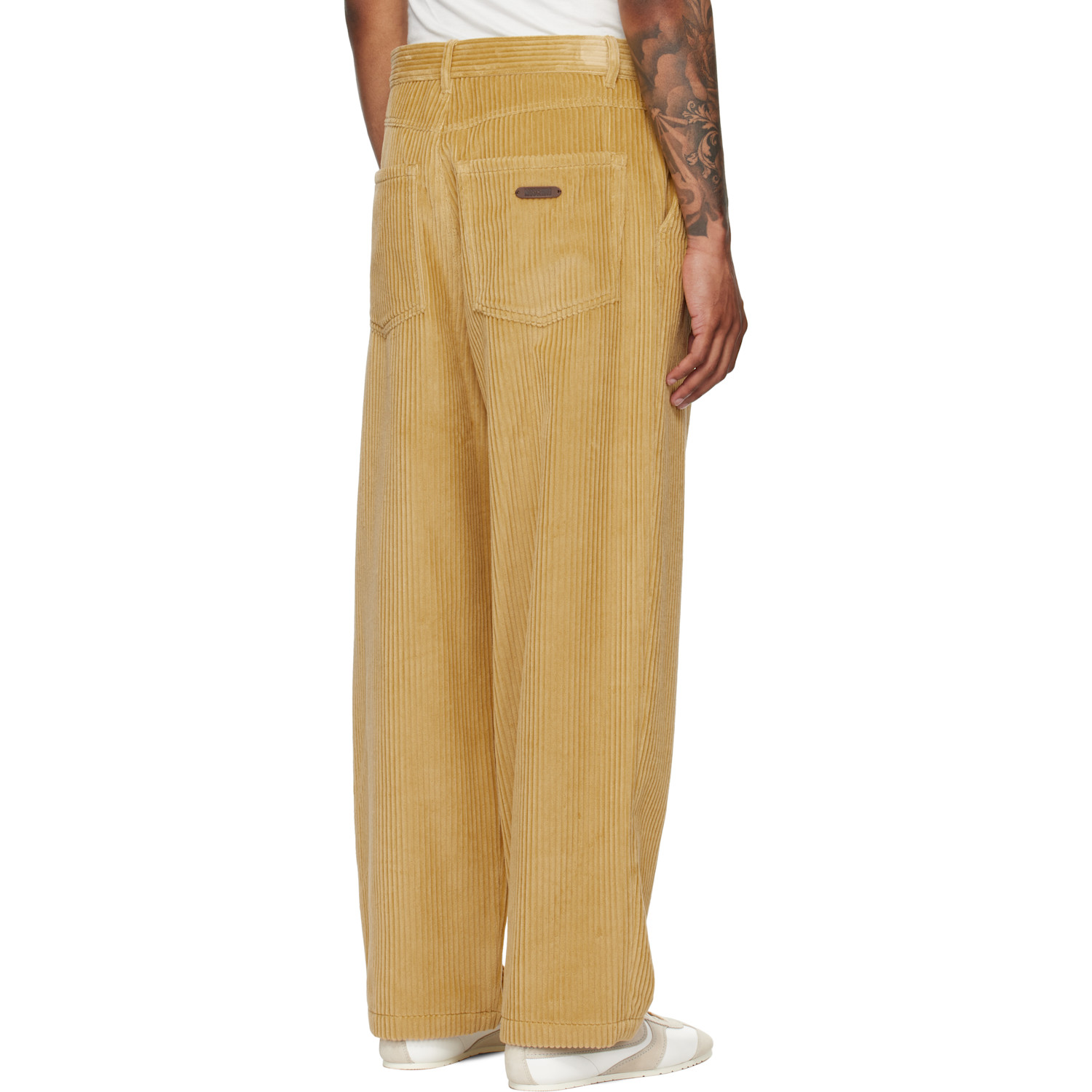  Moschino Tan Toggle Trousers 