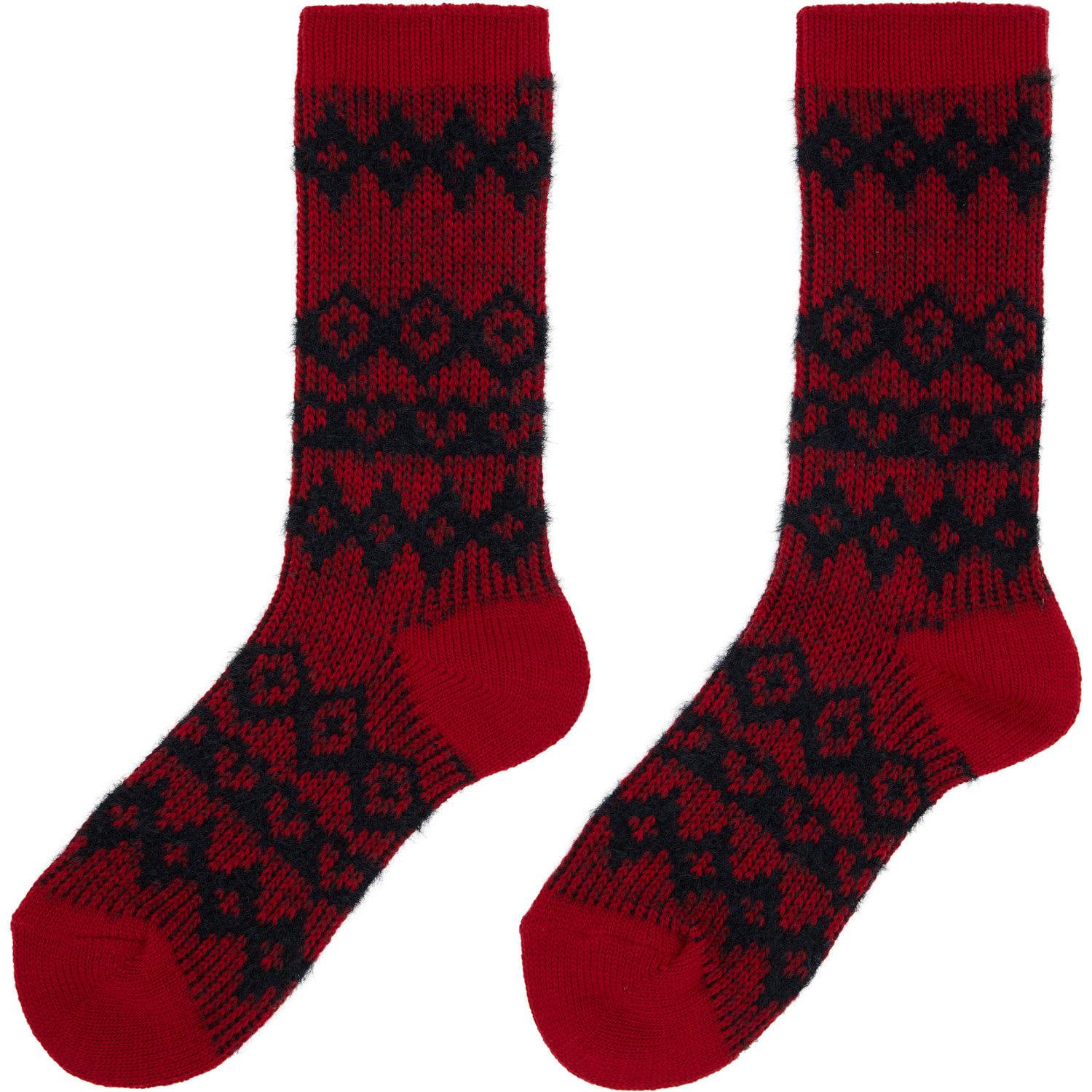  Y's Red Nordic Socks 