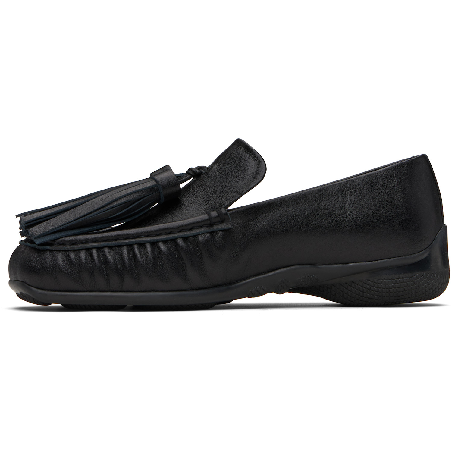  Open Yy Black Tassel Loafers 