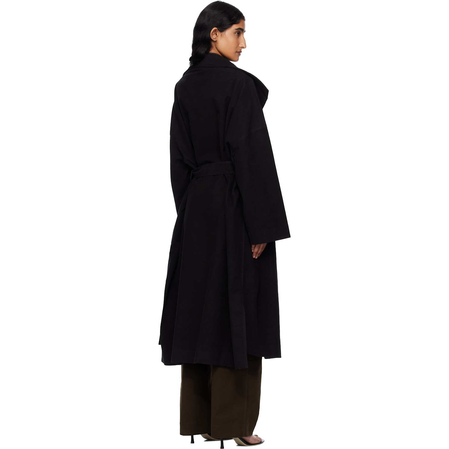  Gia Studios Black Grace Long Coat 