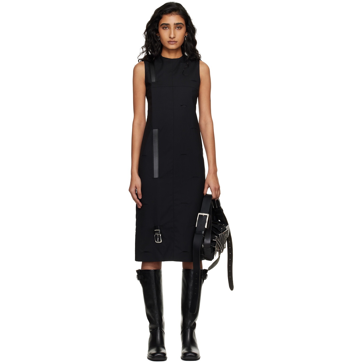 HODAKOVA Black Holy Midi Dress