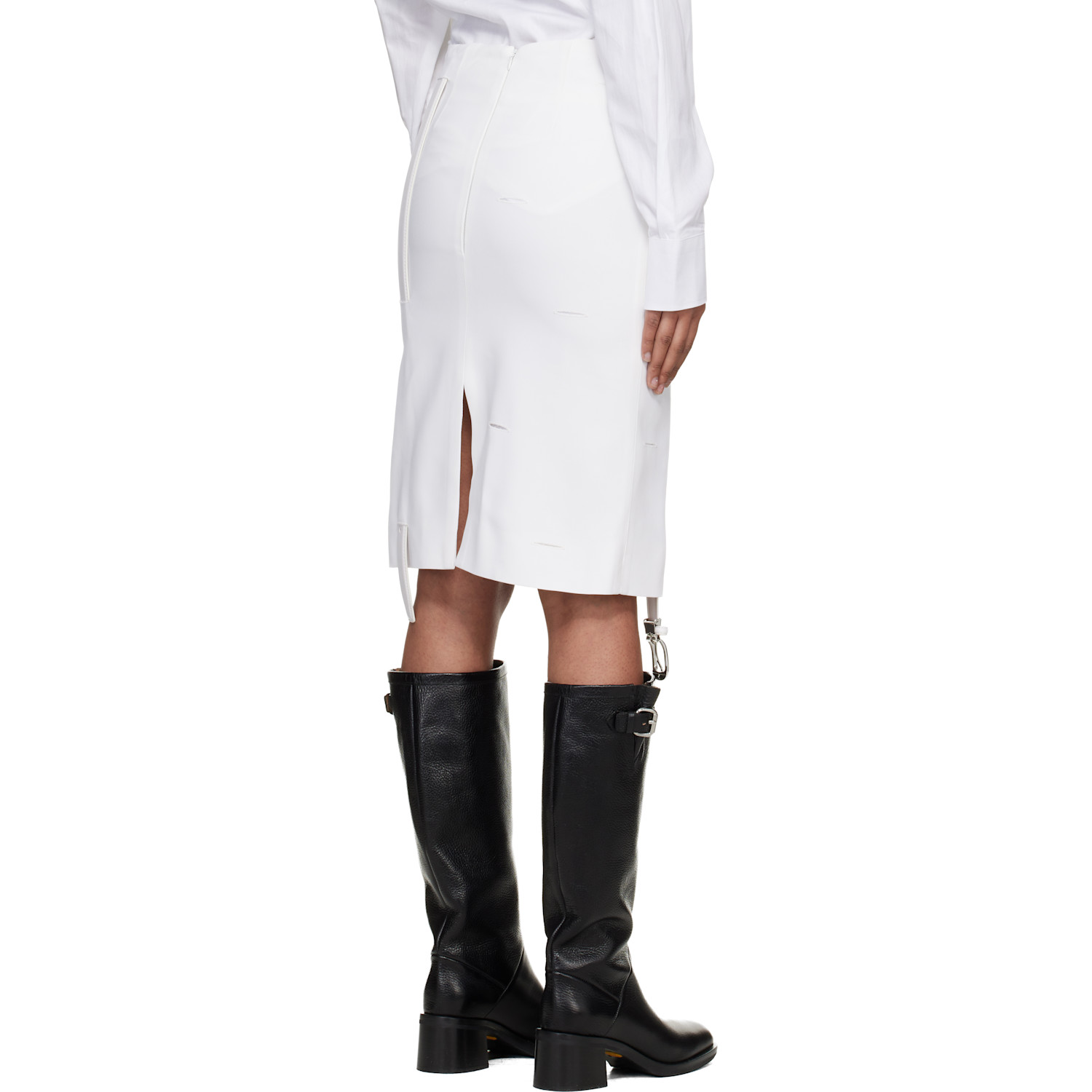  Hodakova White Holy Midi Skirt 