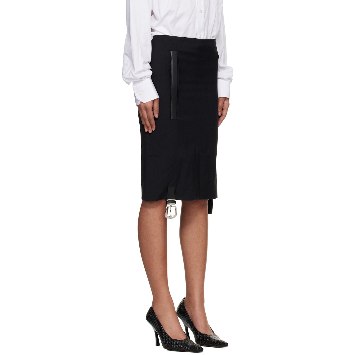  Hodakova Black Holy Midi Skirt 