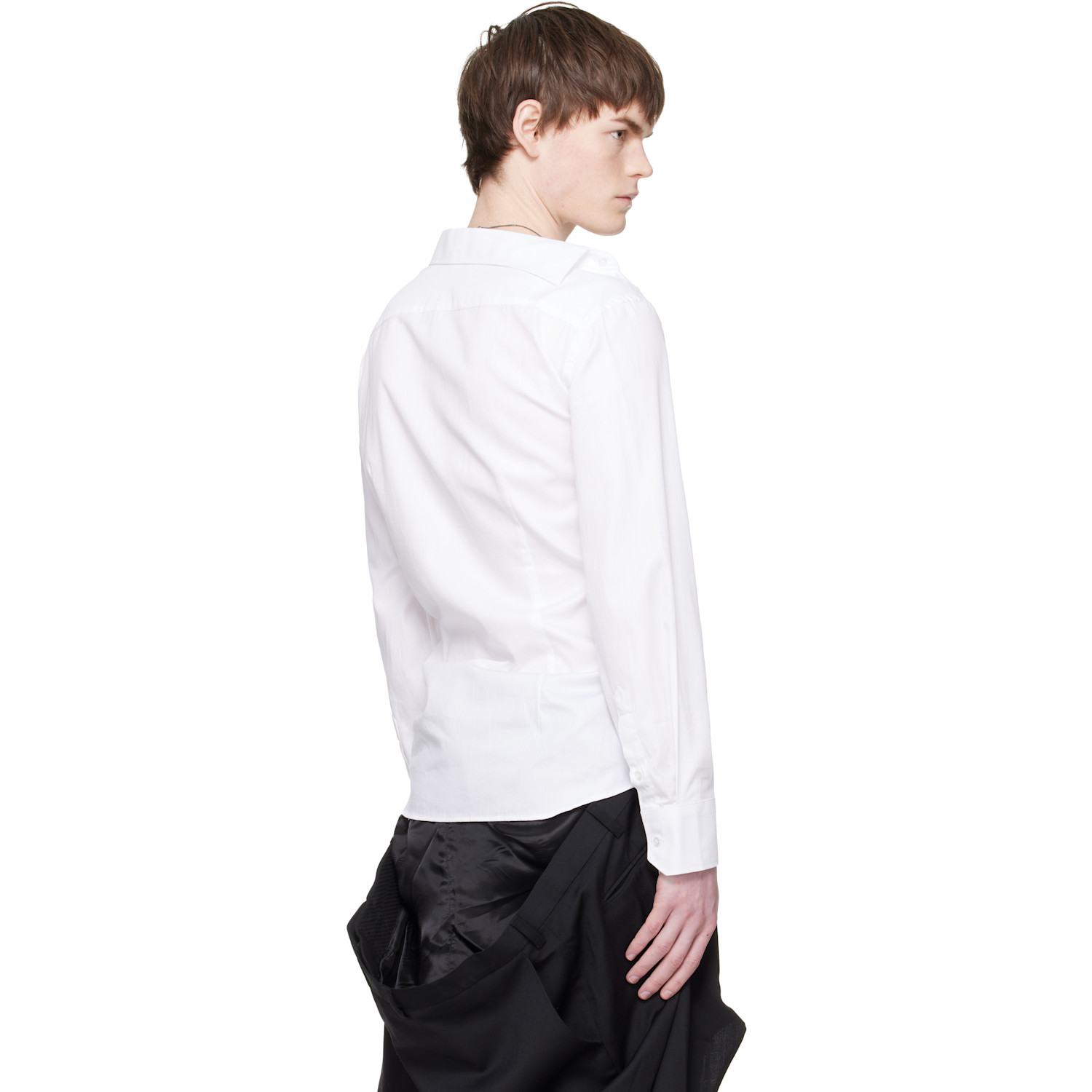  Hodakova White Asymmetric Shirt 