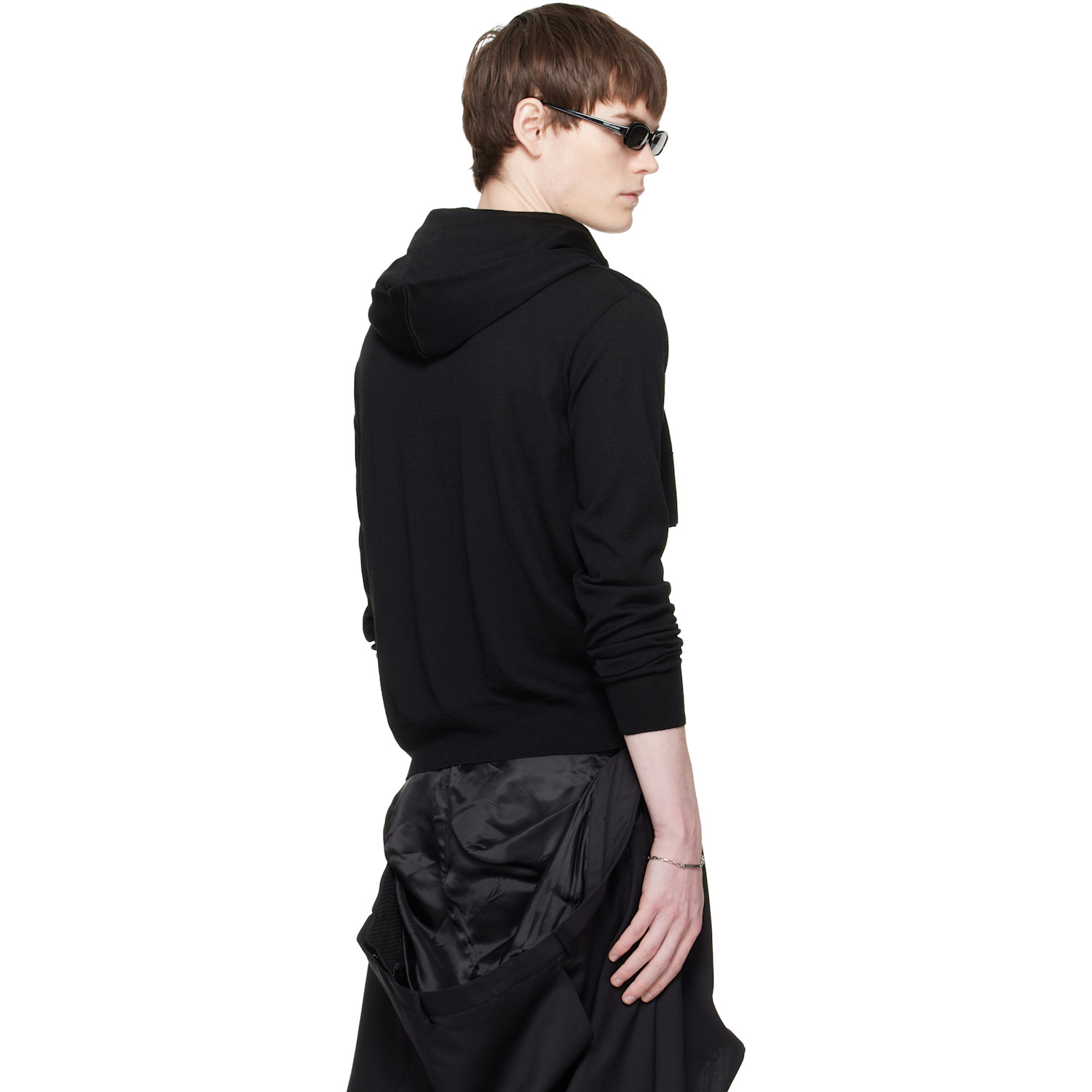  Hodakova Black Double Sleeve Sweater 