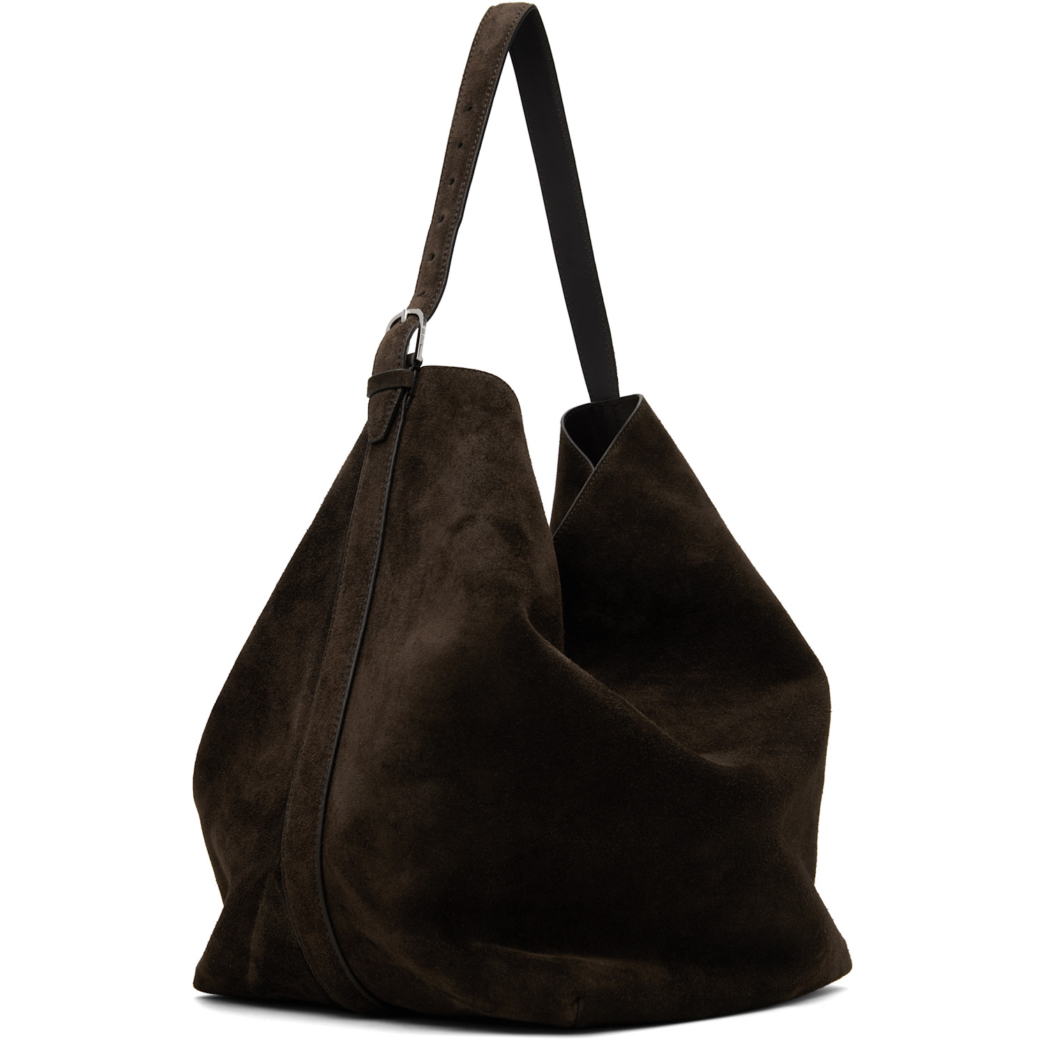  Toteme Brown Belted Suede Tote 