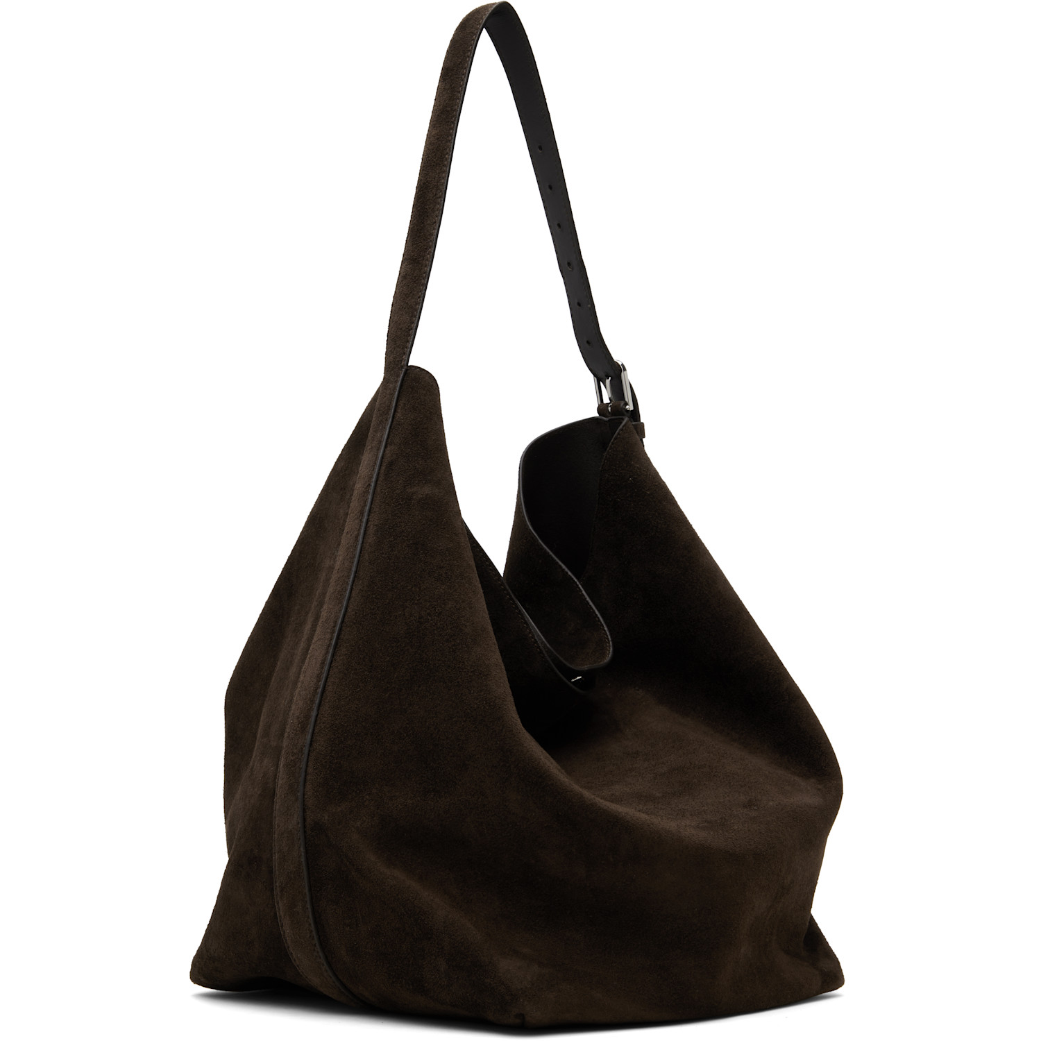  Toteme Brown Belted Suede Tote 