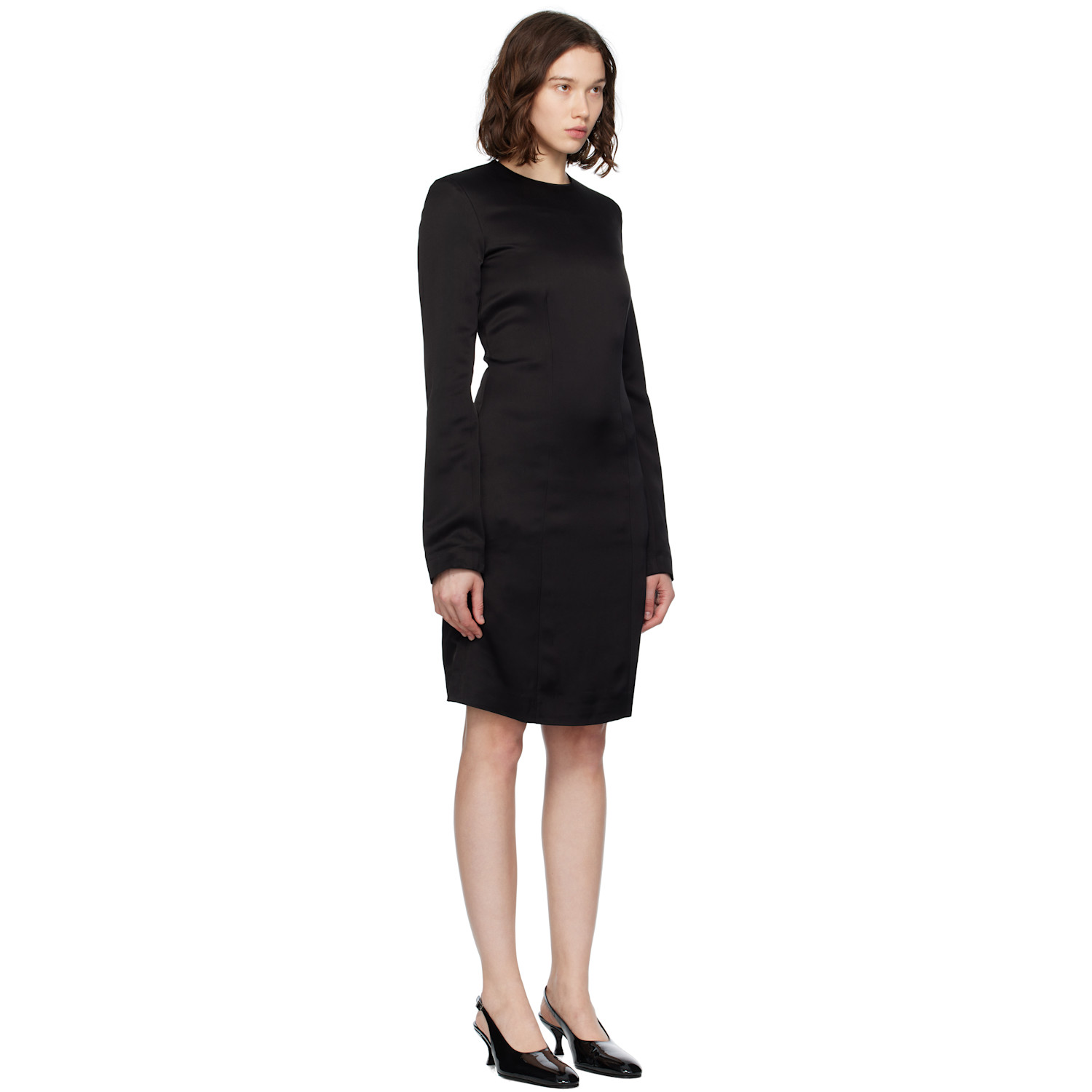  Toteme Black Dart Minidress 