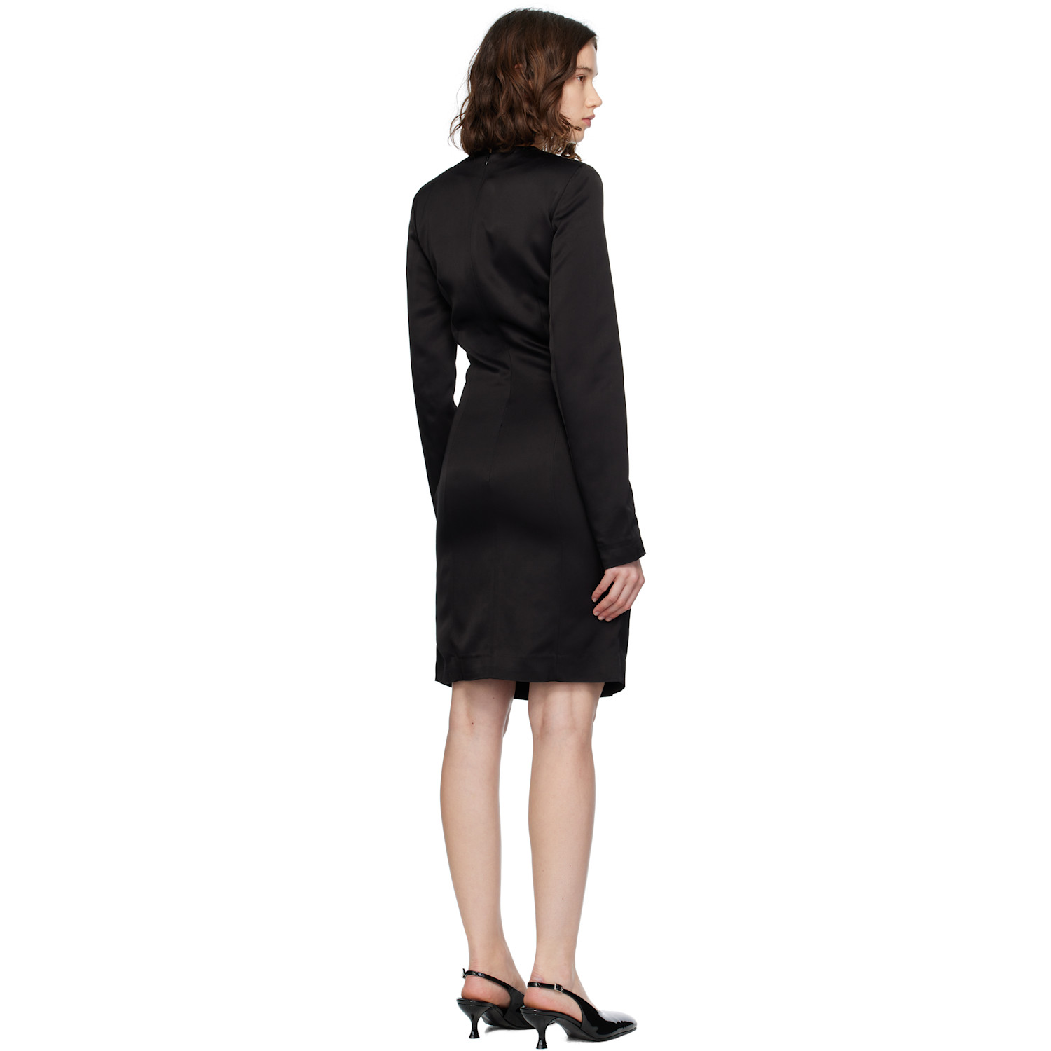  Toteme Black Dart Minidress 
