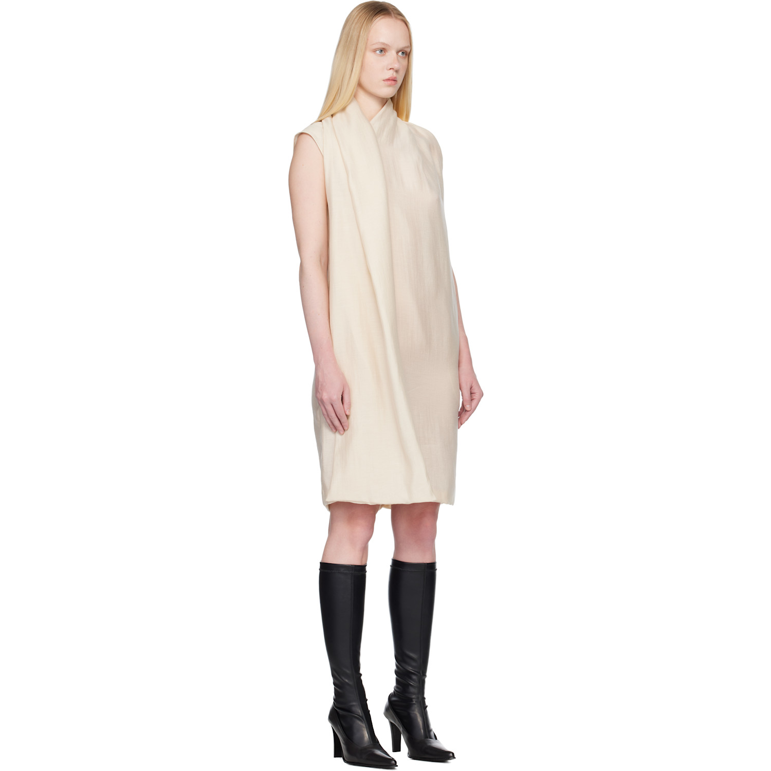  Toteme Off-white Scarf Midi Dress 