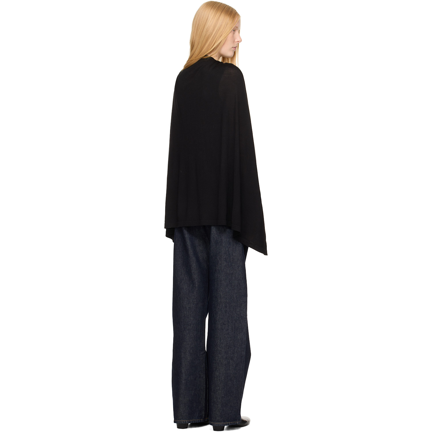  Toteme Black Drawstring Cape 