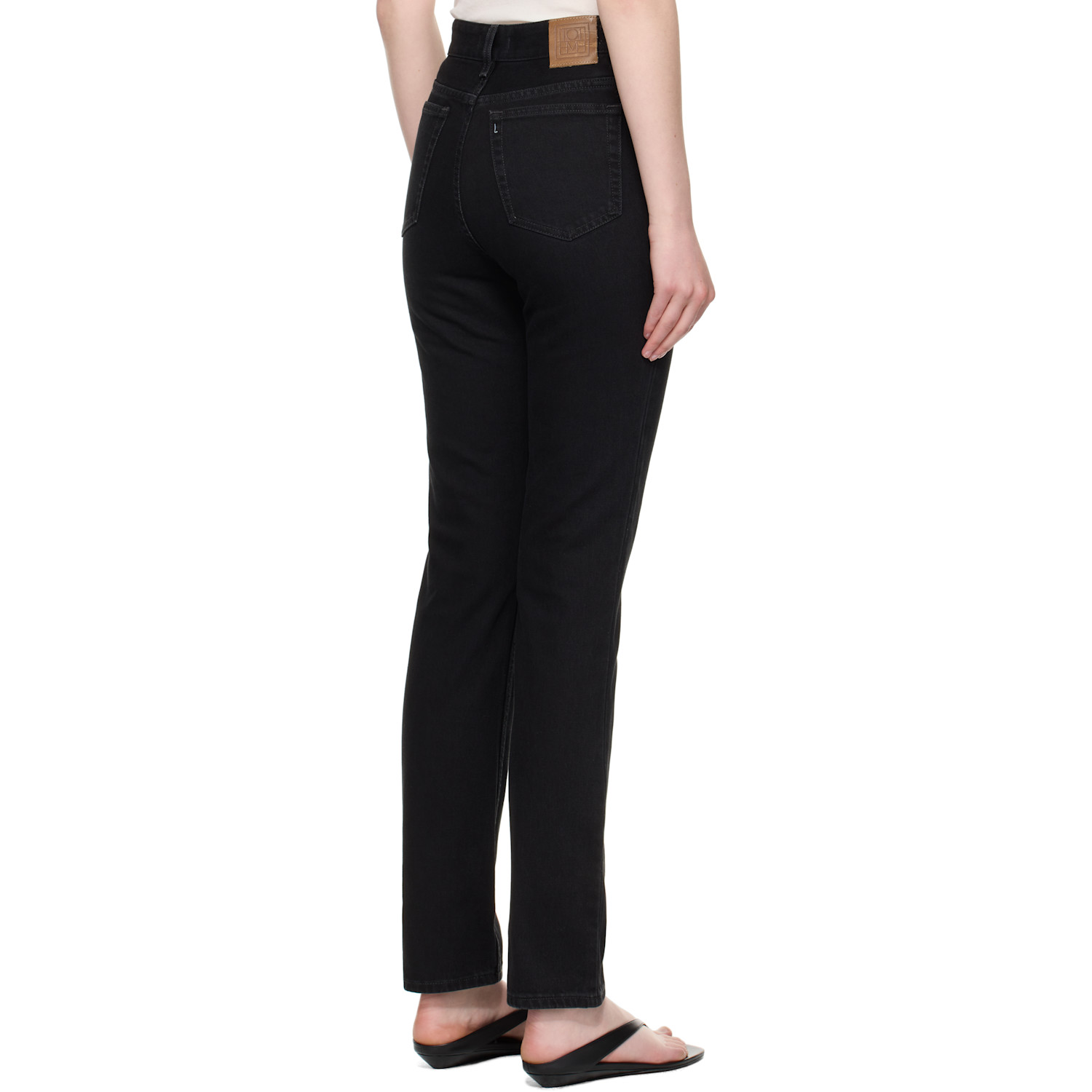  Toteme Black High Slim Jeans 