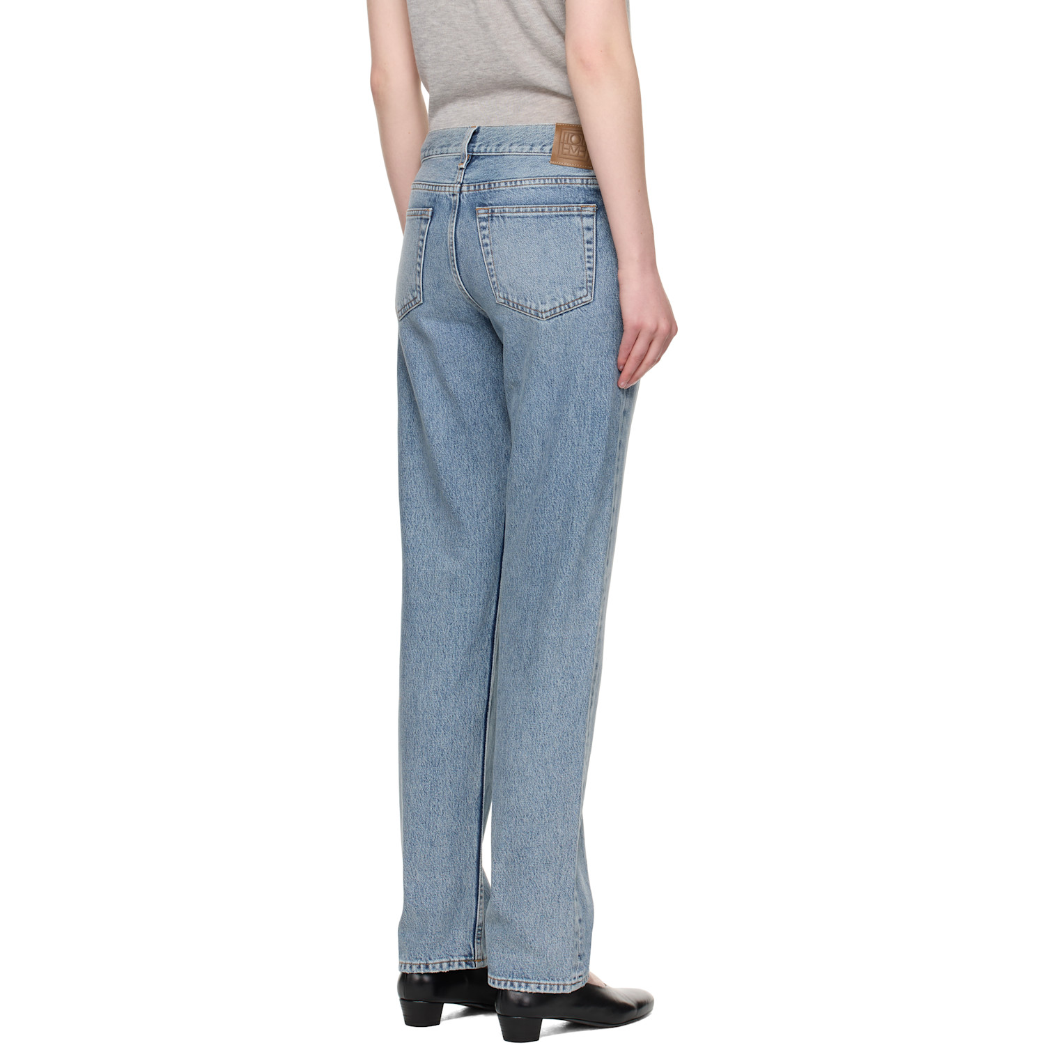  Toteme Blue Low Straight Jeans 