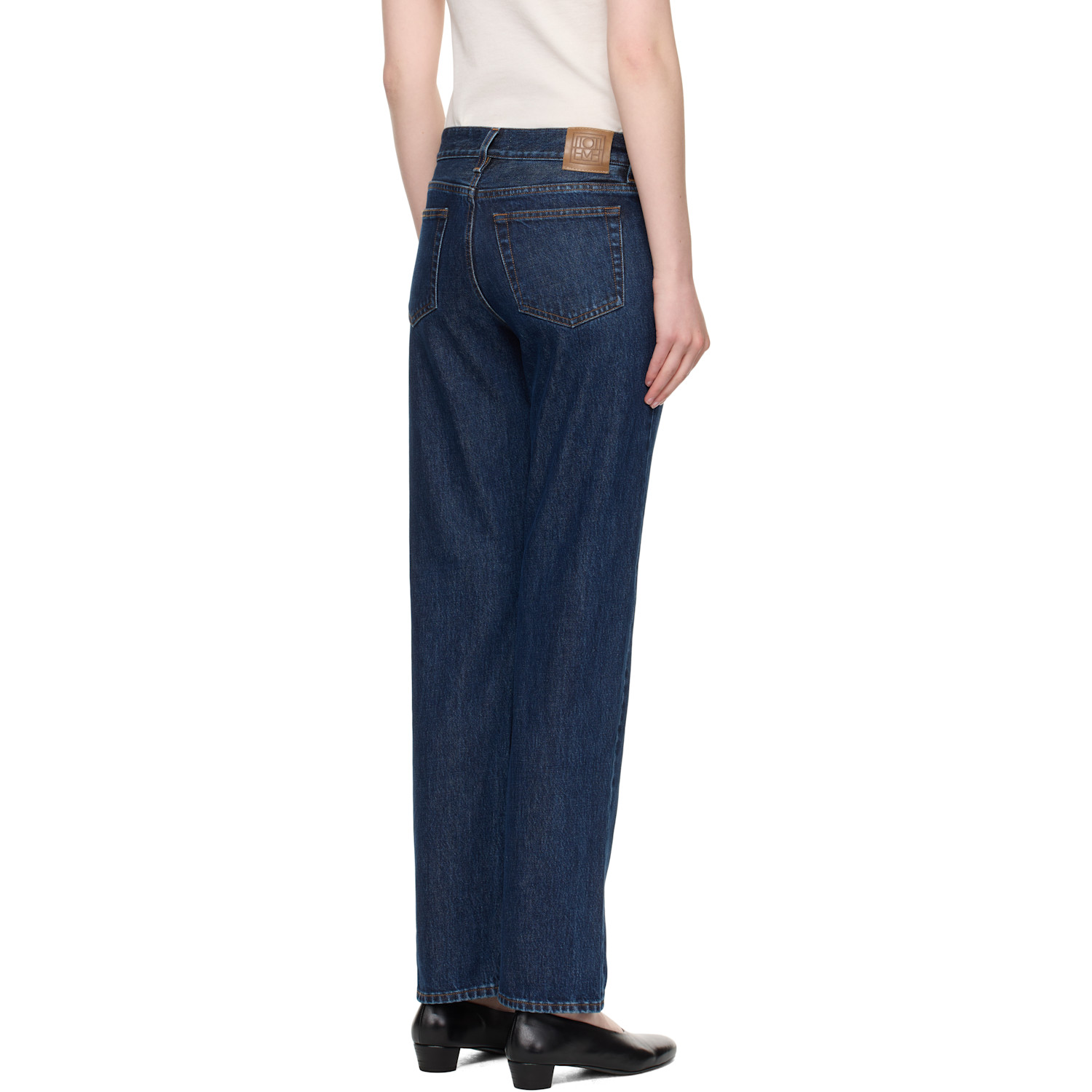  Toteme Indigo Low Straight Jeans 
