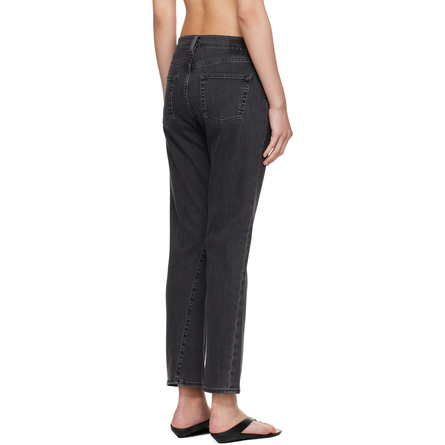  Toteme Gray Twisted Seam Jeans 