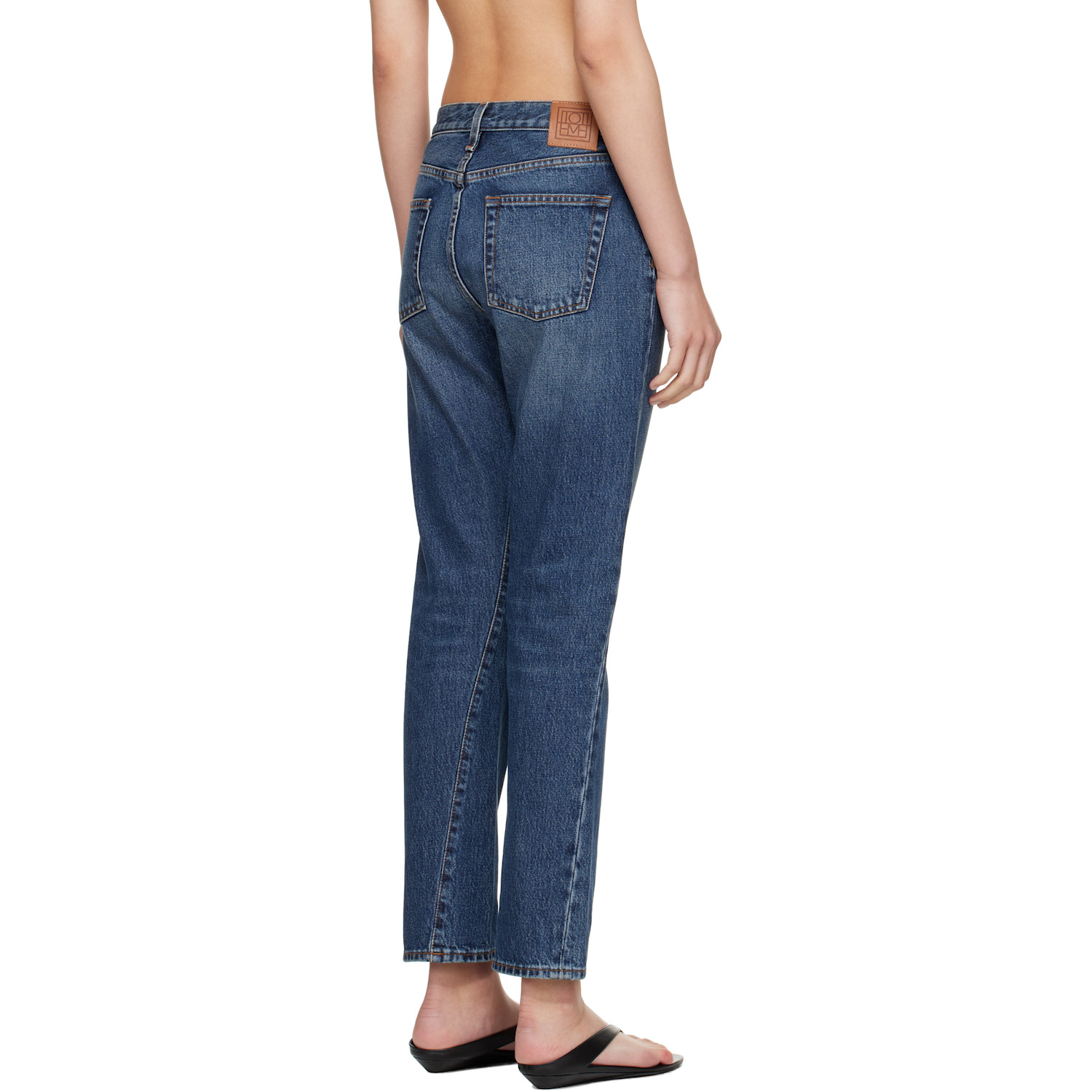  Toteme Blue Twisted Seam Jeans 