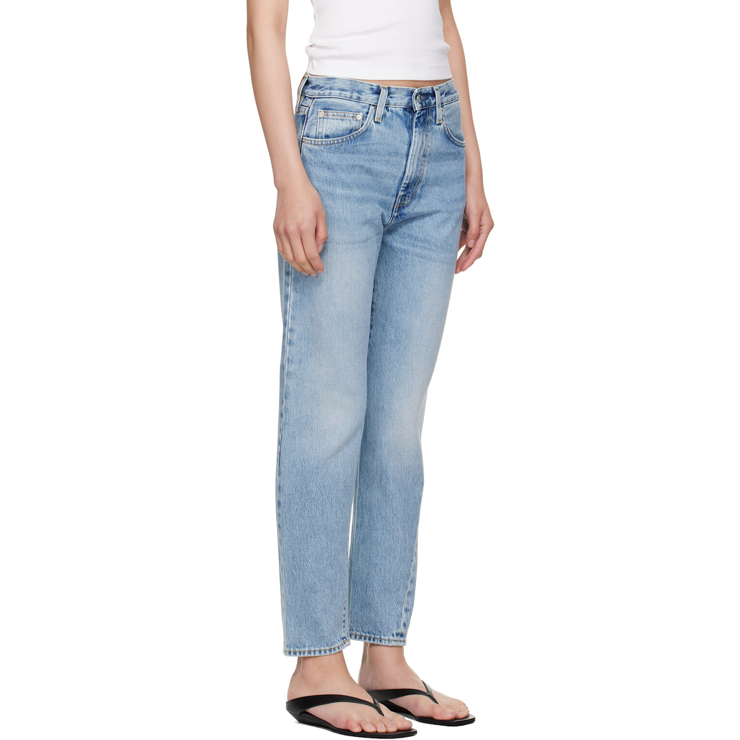  Toteme Blue Twisted Seam Jeans 