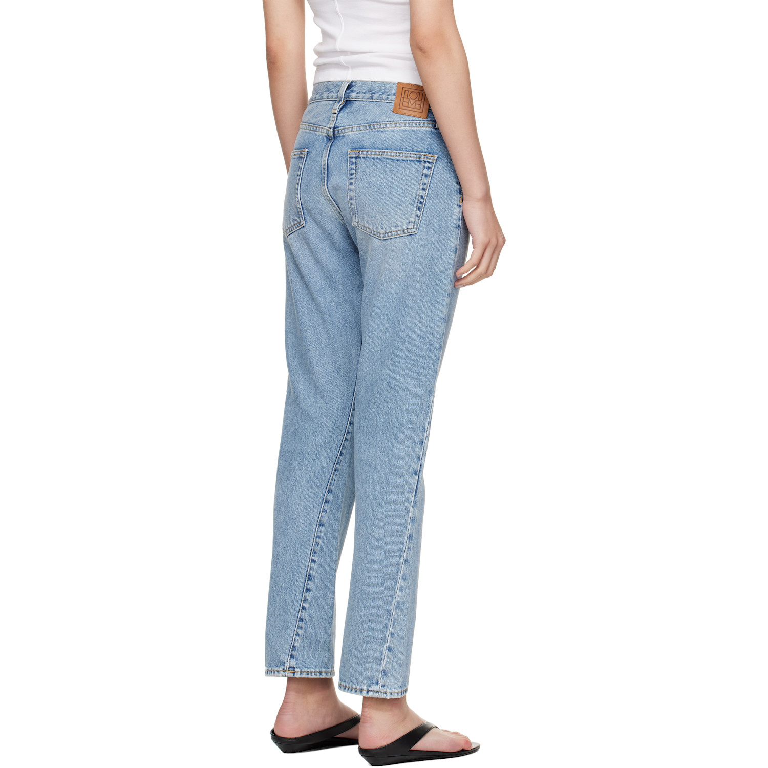  Toteme Blue Twisted Seam Jeans 