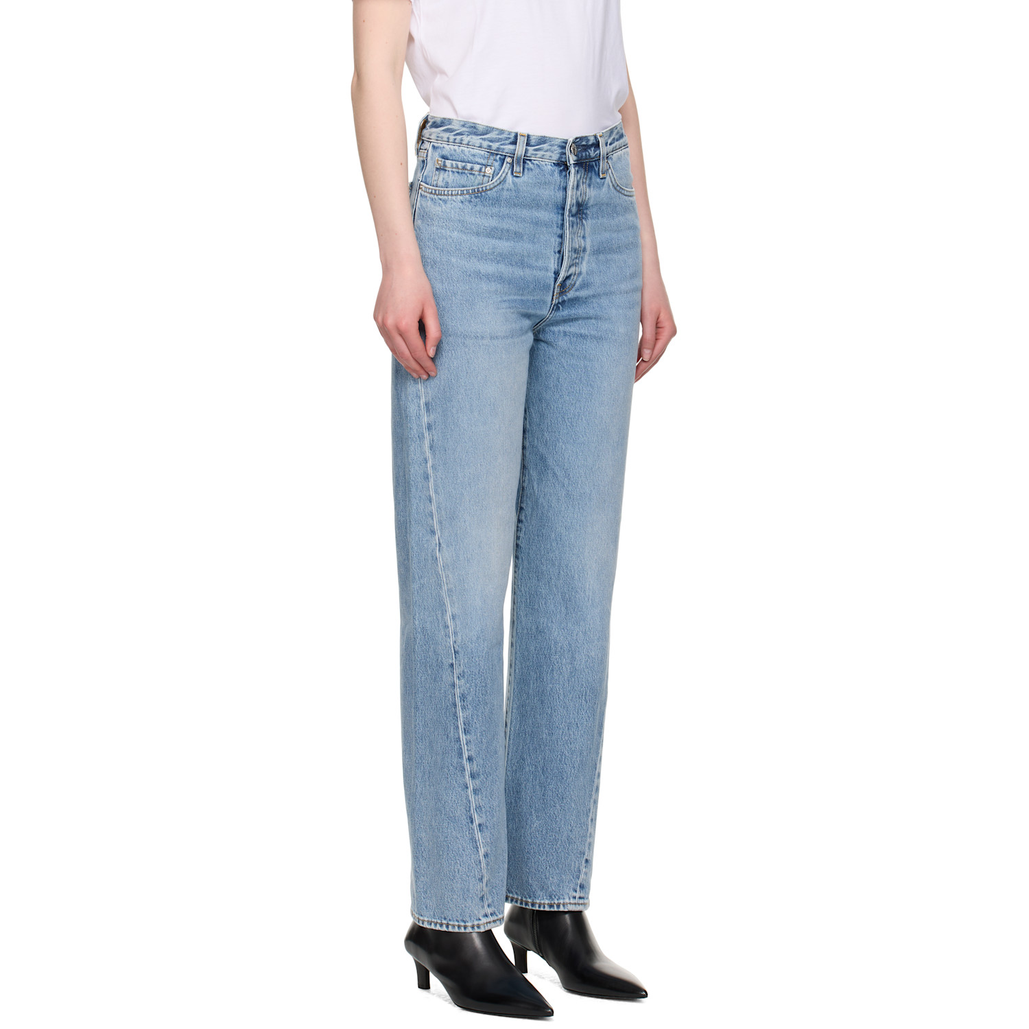  Toteme Blue Twisted Seam Jeans 