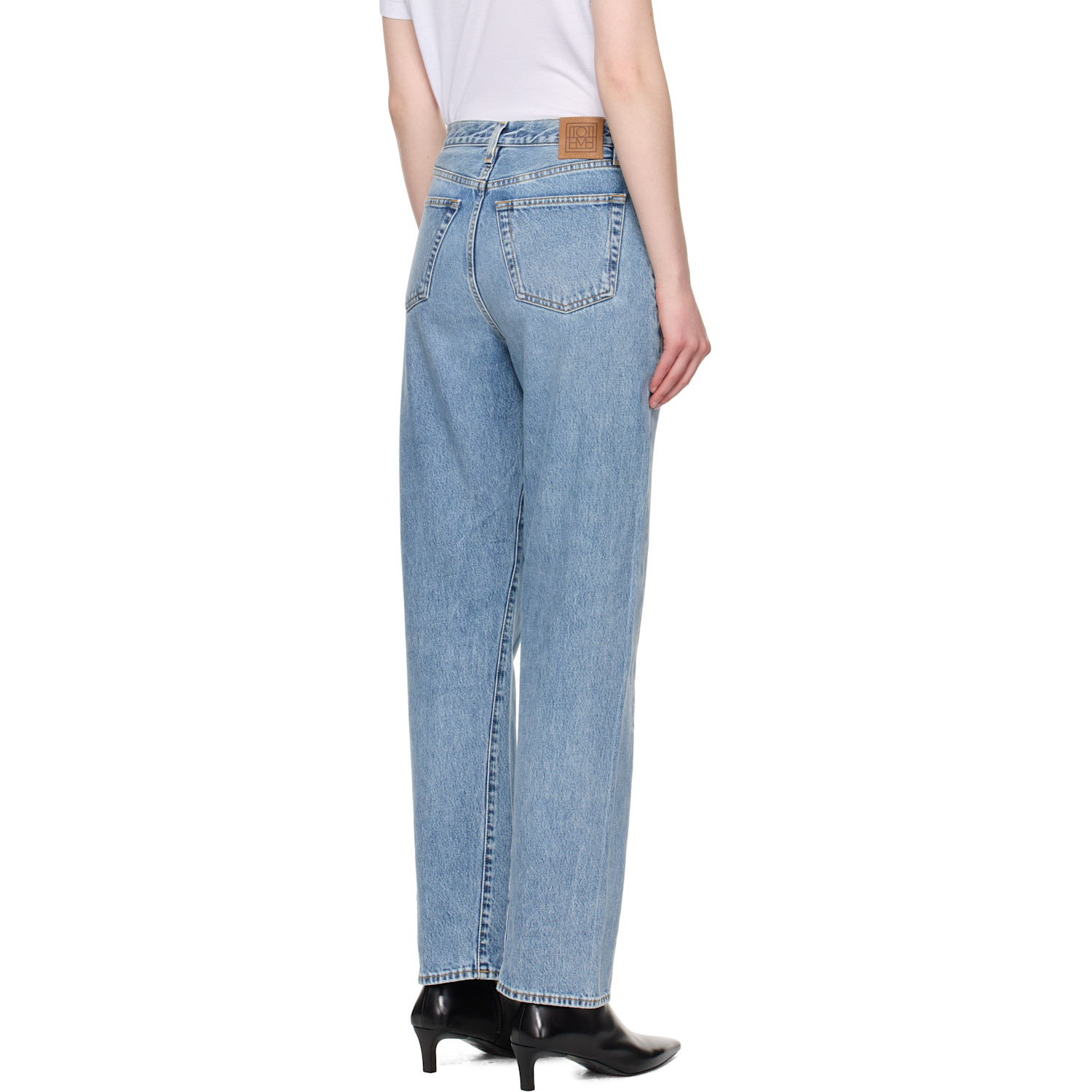  Toteme Blue Twisted Seam Jeans 
