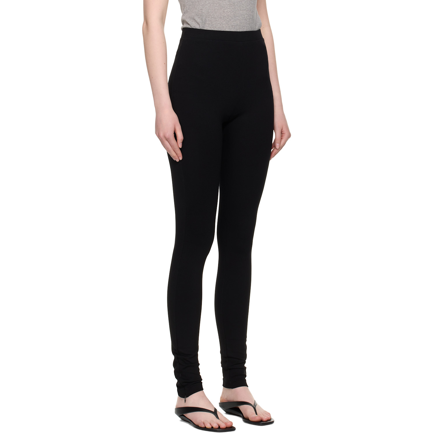  Toteme Black Zip Leggings 