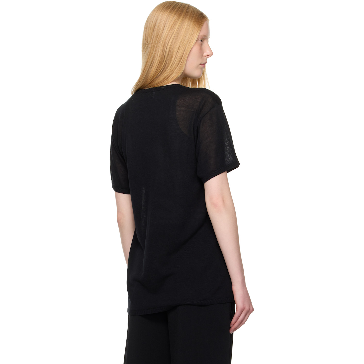  Toteme Black Knit T-shirt 