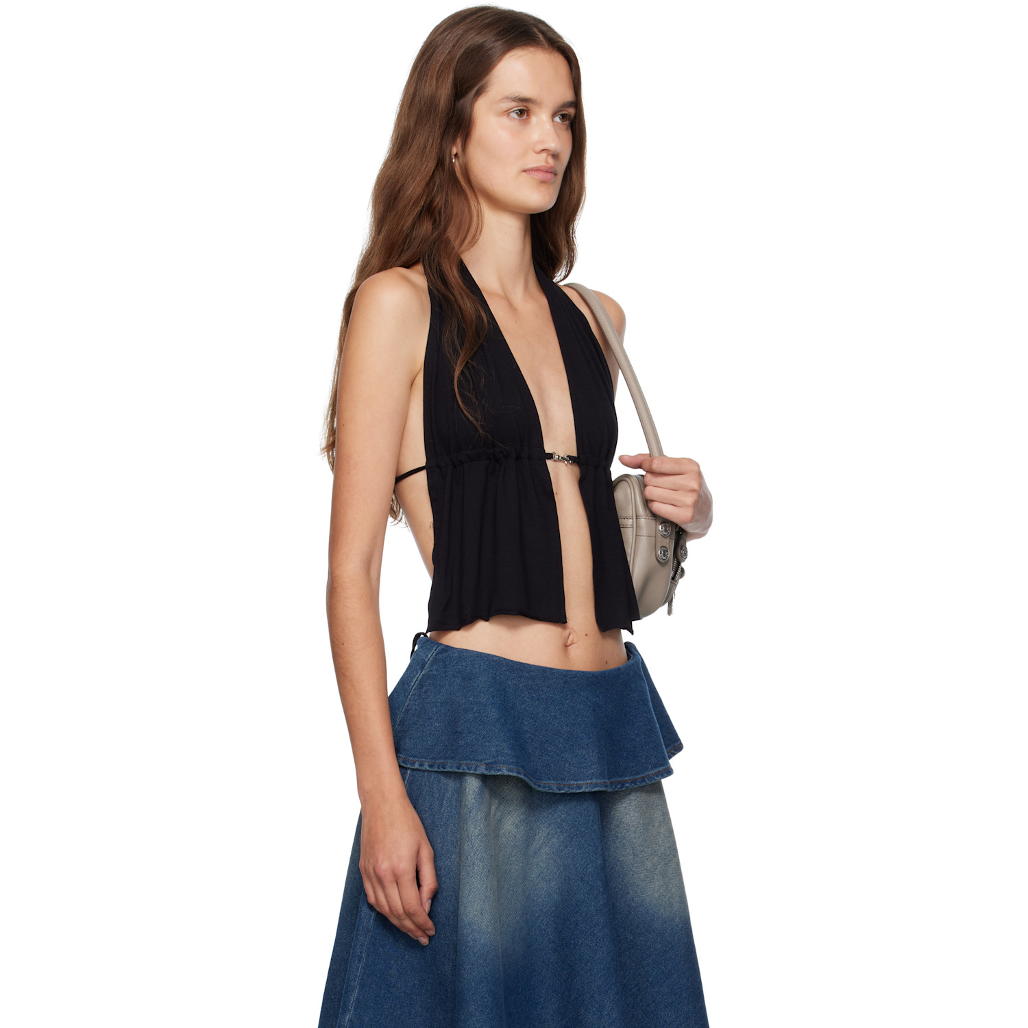  Gimaguas Black Mia Buckle Top 