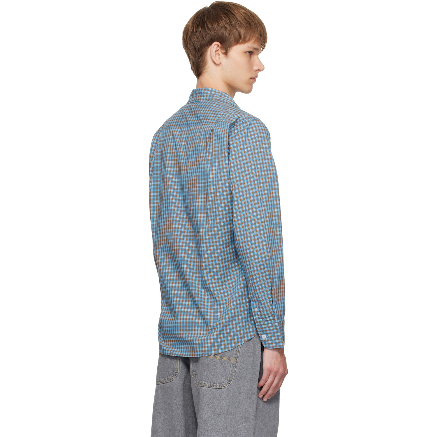  Gimaguas Blue & Brown Jeremy Ls Shirt 
