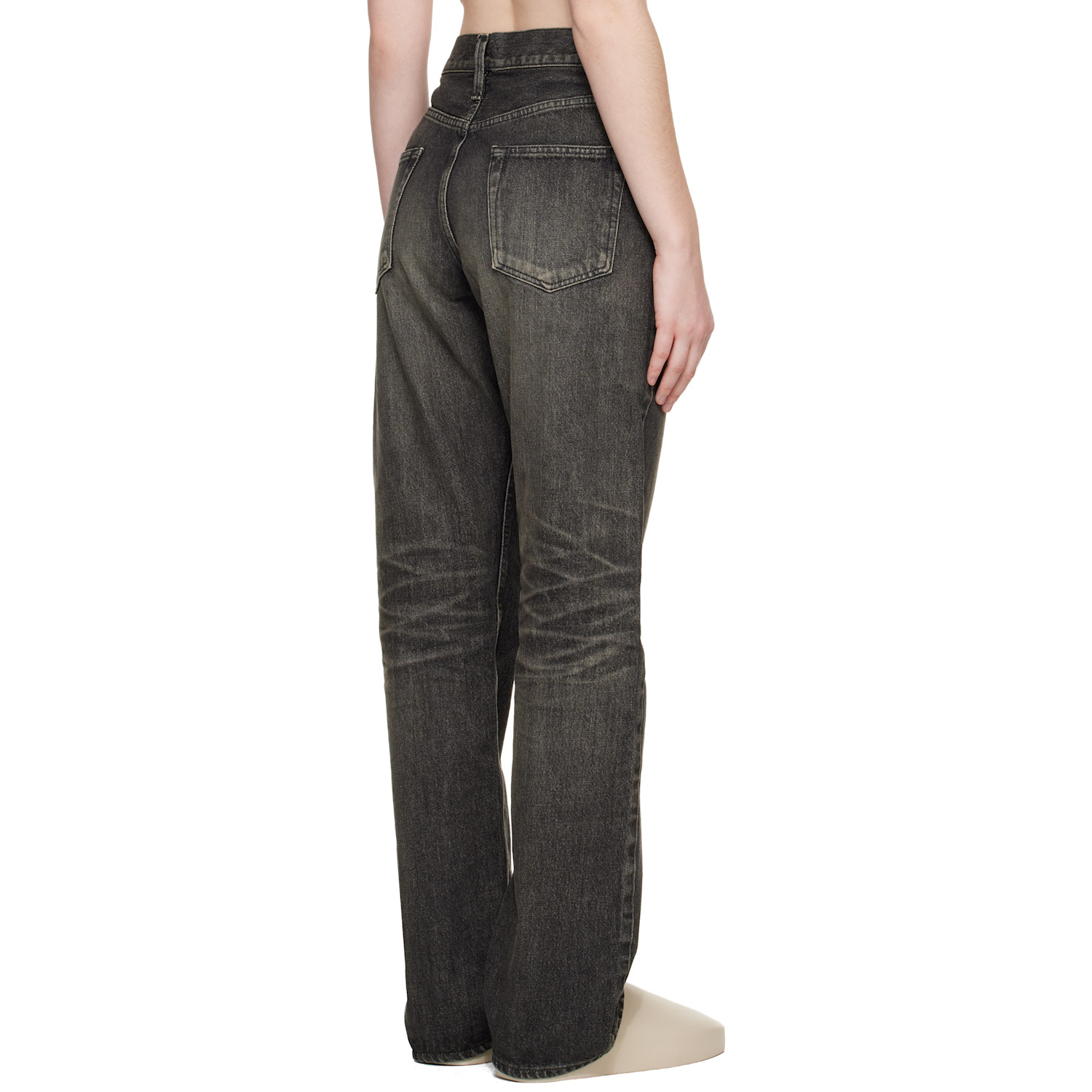  Fear Of God Black Straight 5 Pocket Jeans 