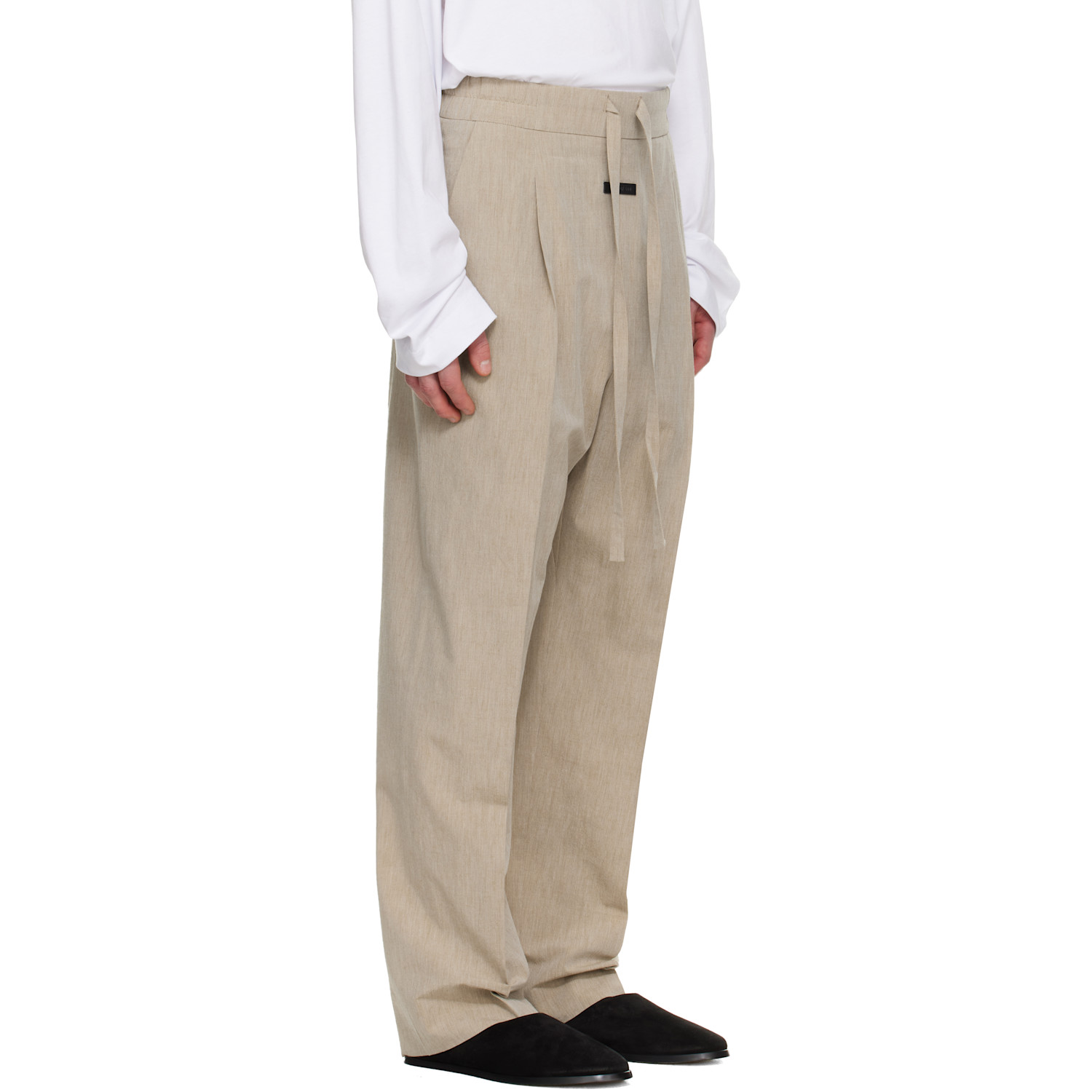  Fear Of God Beige Drawstring Straight Trousers 