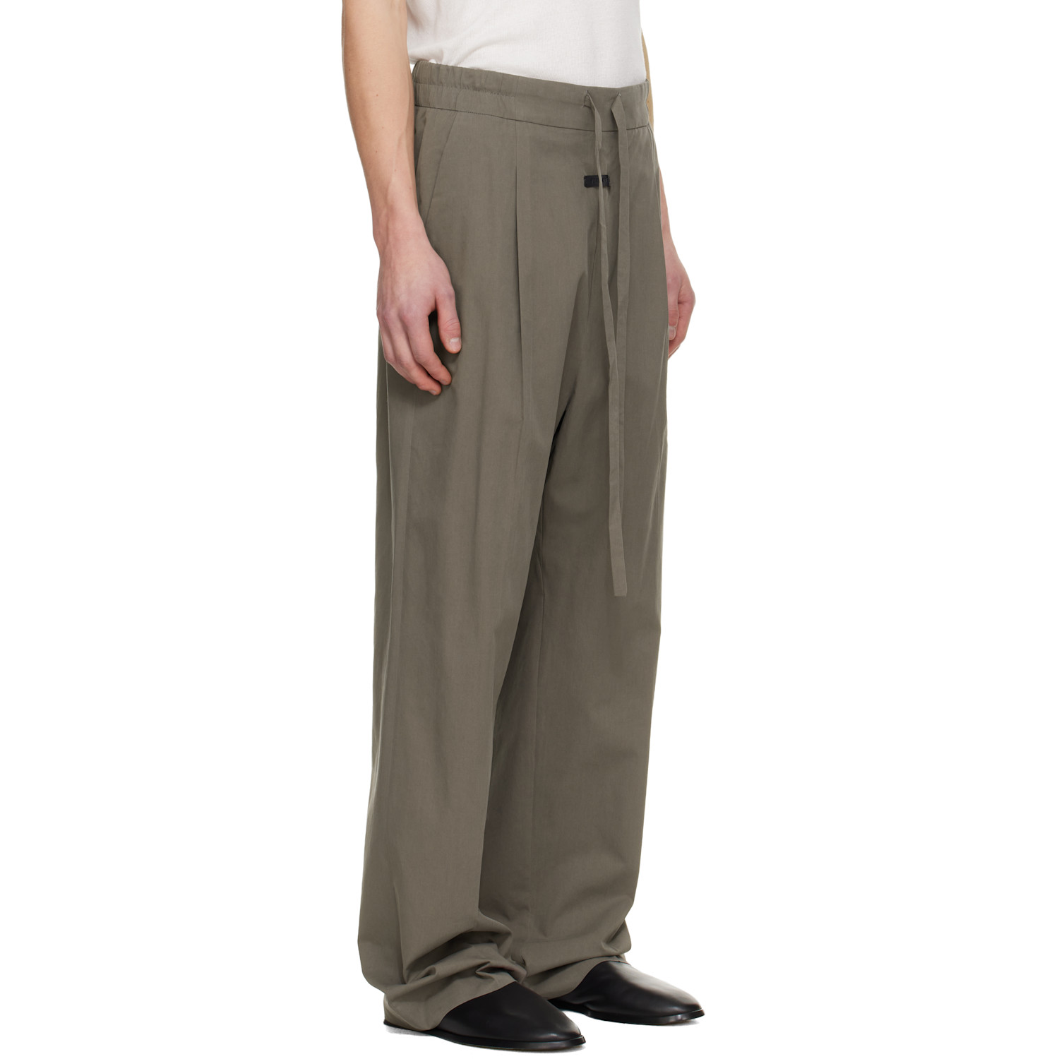  Fear Of God Khaki Drawstring Straight Trousers 