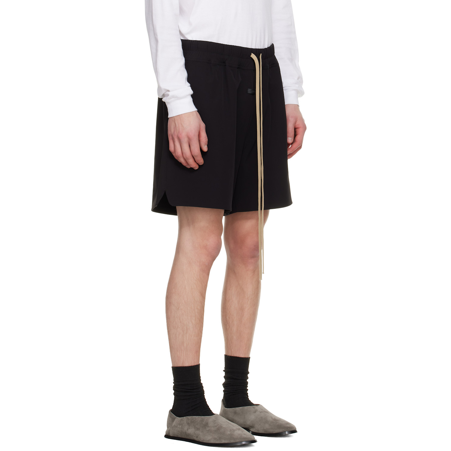  Fear Of God Black Tech Running Shorts 