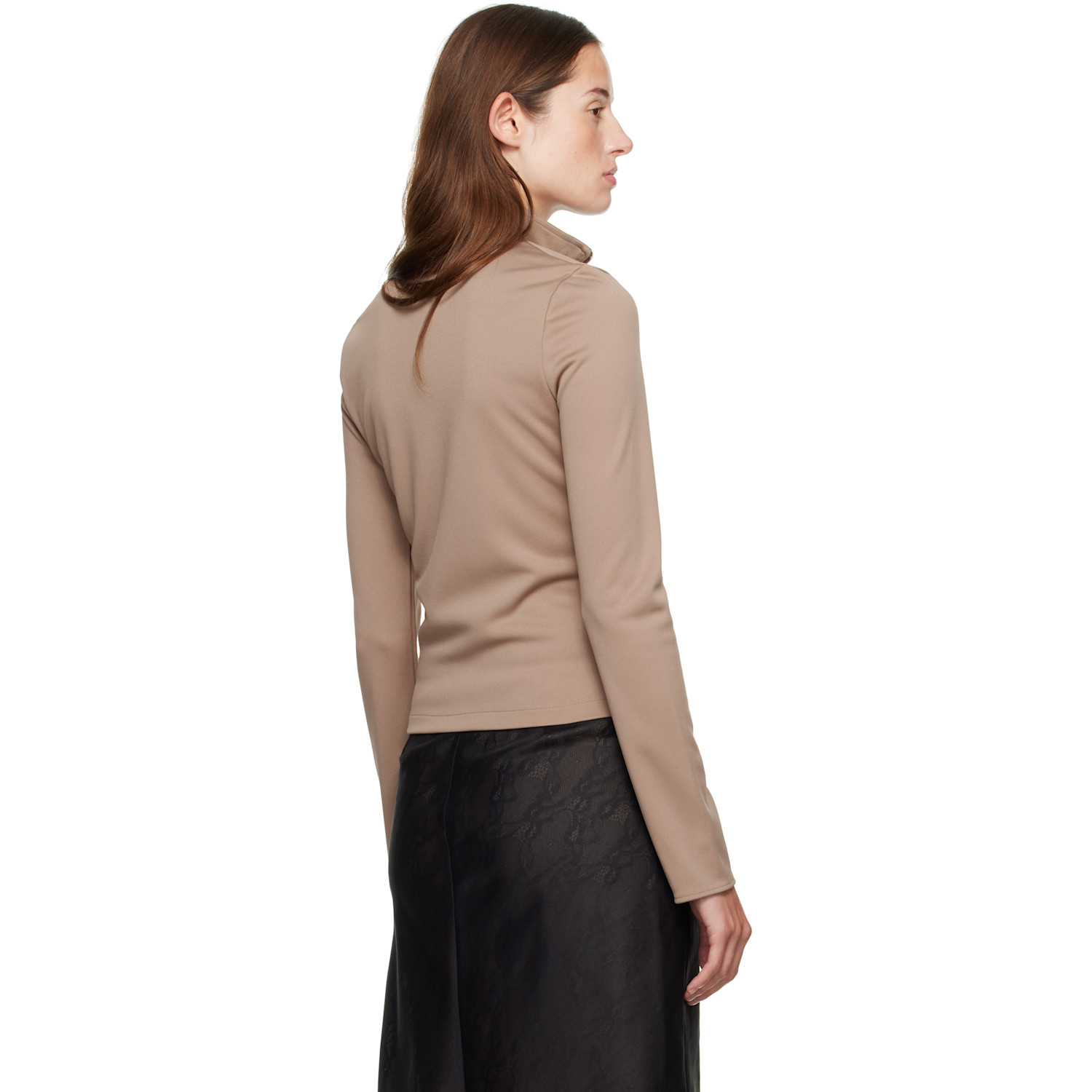  Courrèges Tan Biker Track Jacket 