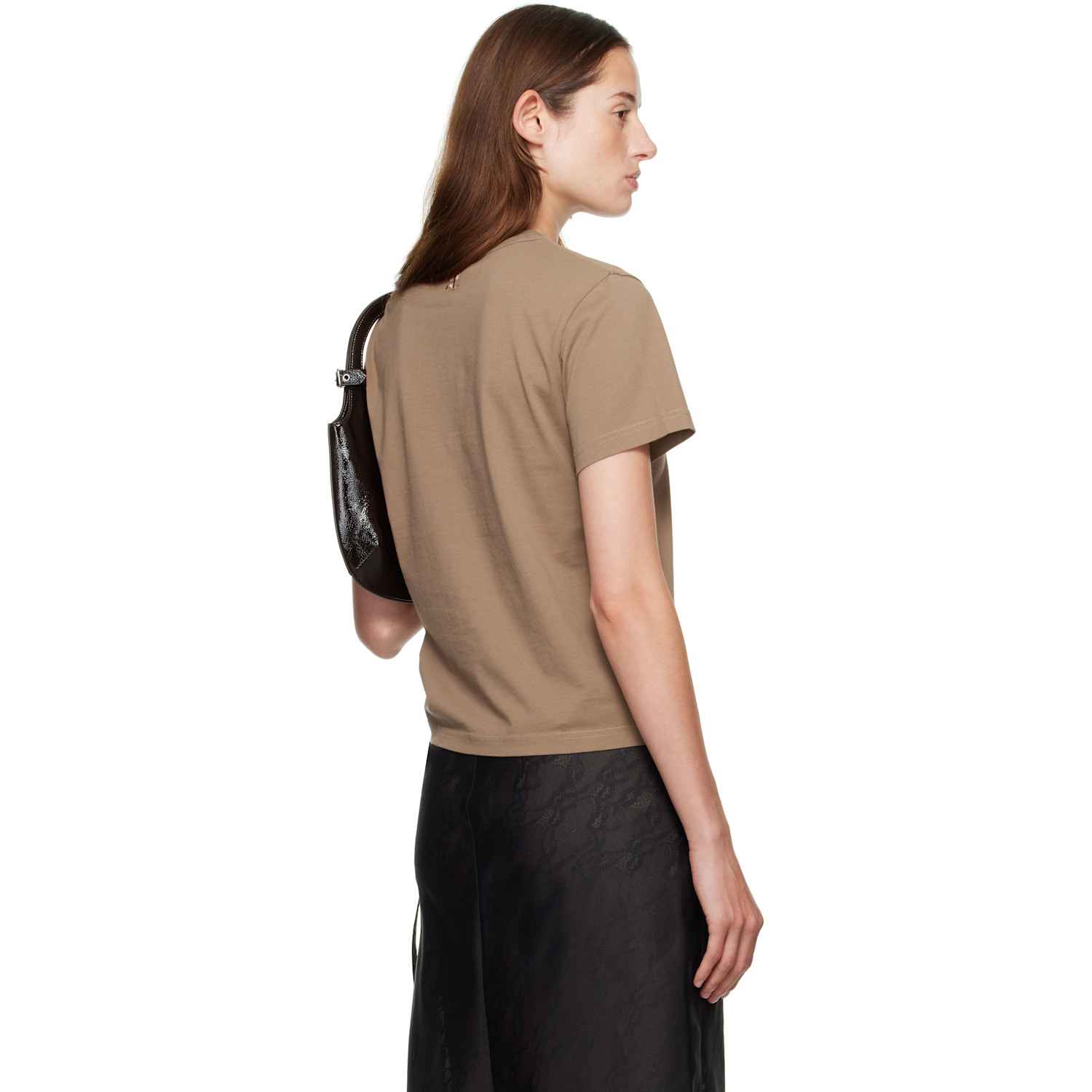  Courrèges Tan Embroidered T-shirt 