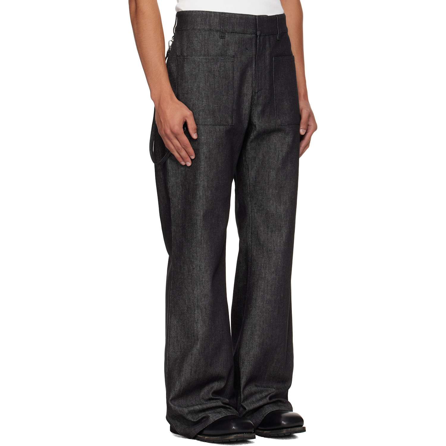  Courrèges Black 2-pocket Jeans 