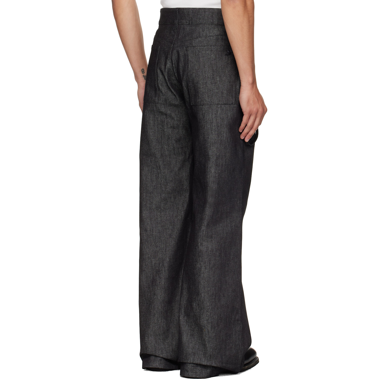  Courrèges Black 2-pocket Jeans 