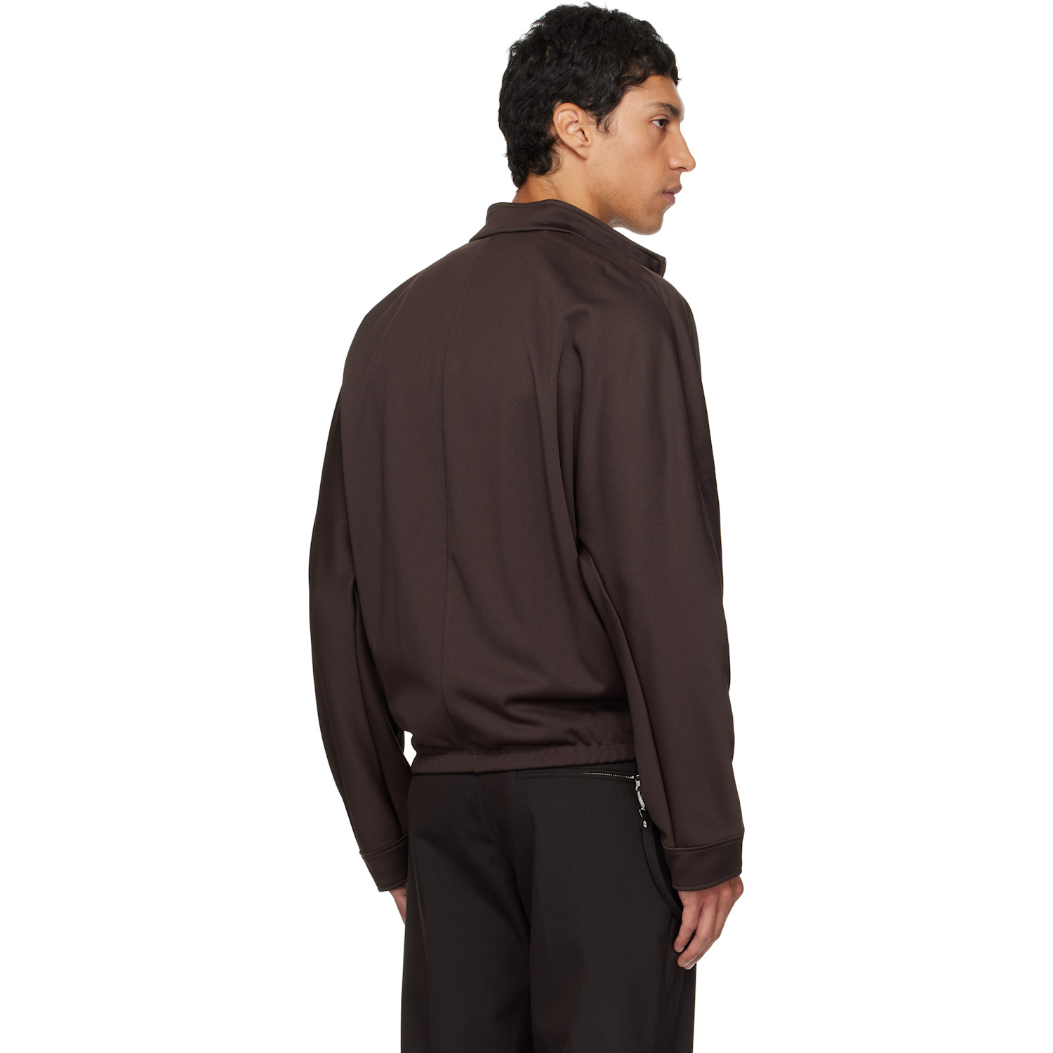  Courrèges Brown Interlock Tracksuit Jacket 